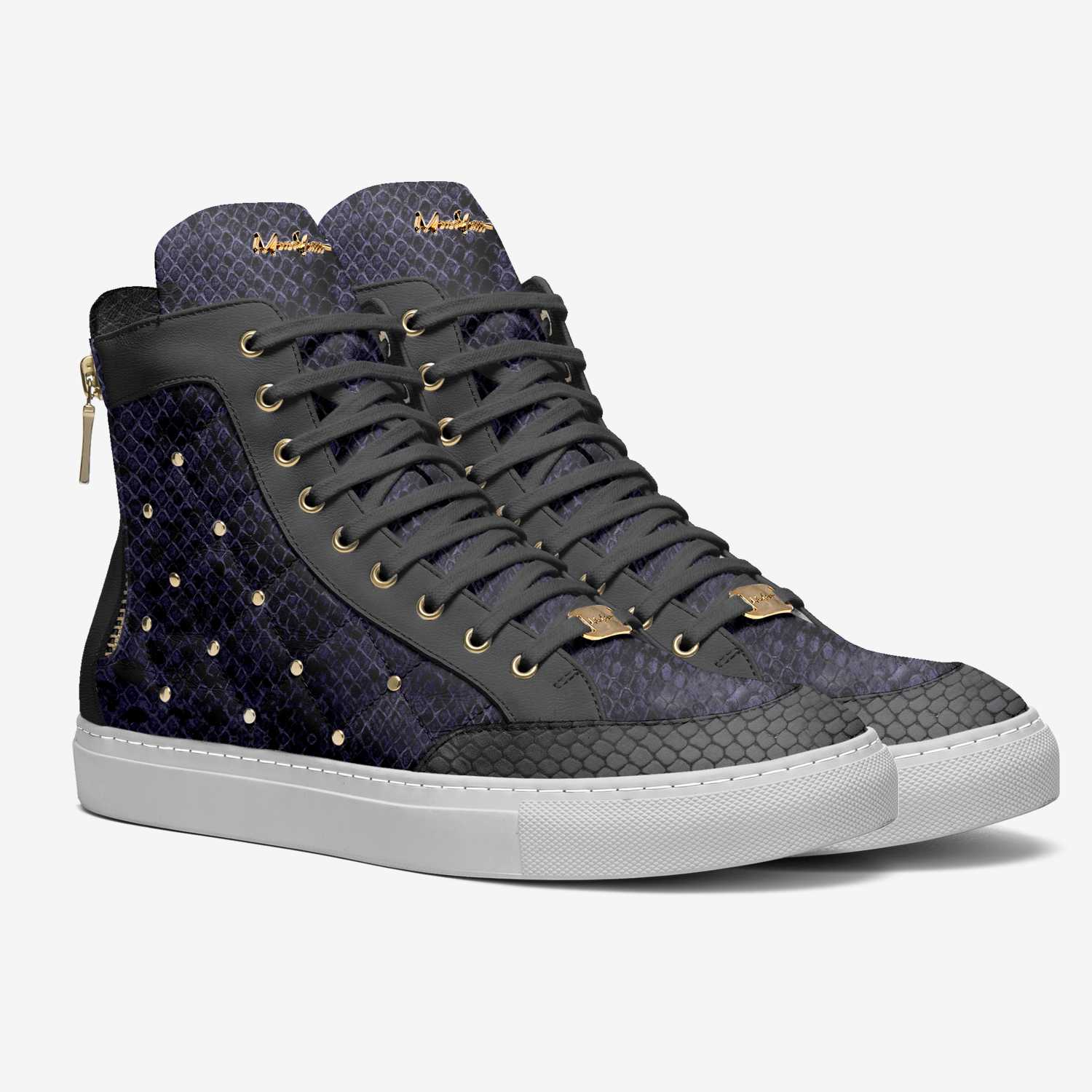 LTD 501 custom made in Italy shoes by Moneyatti Brand | Double view