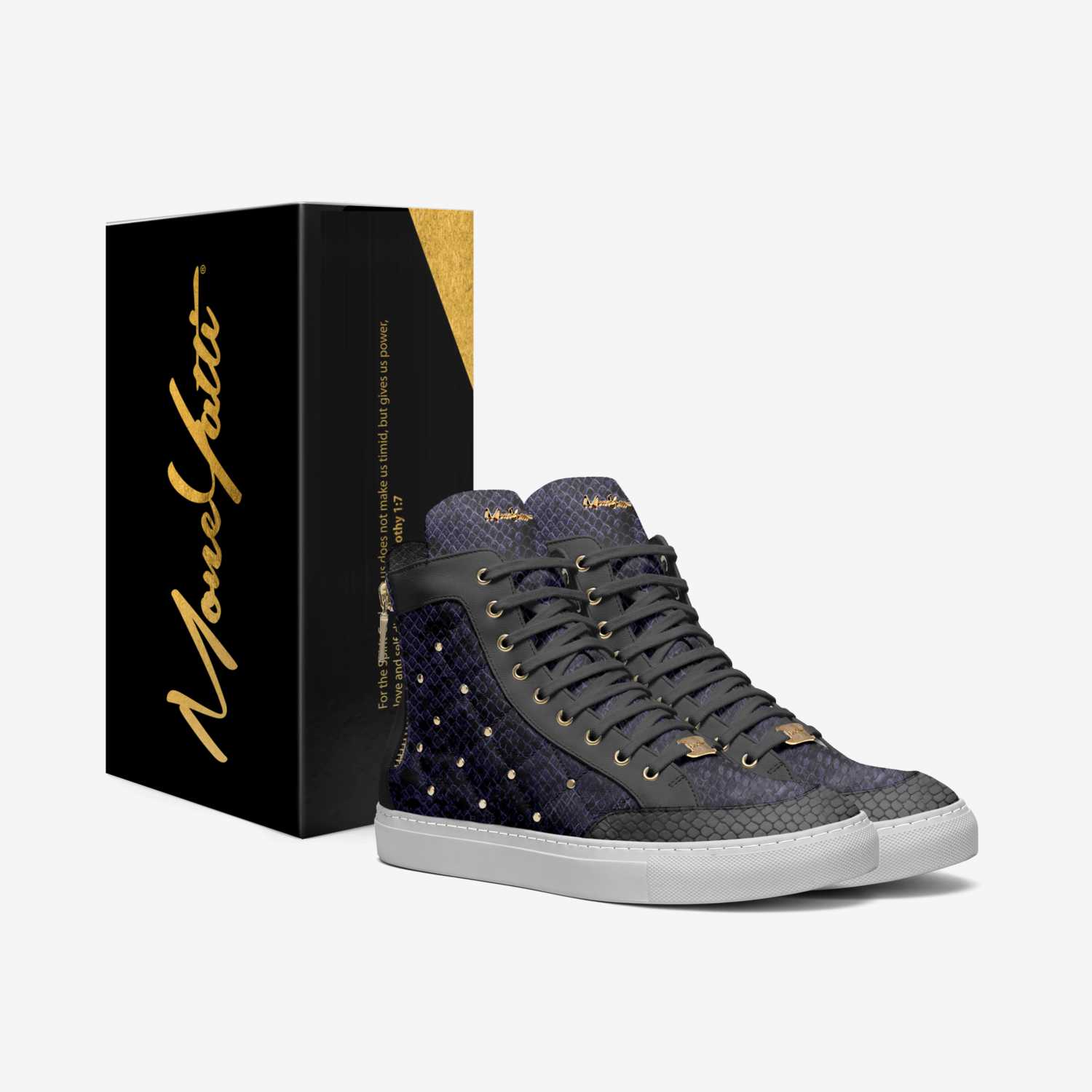 LTD 501 custom made in Italy shoes by Moneyatti Brand | Box view