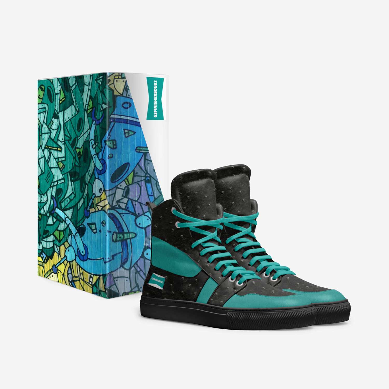G3FINISHERSDUB2 custom made in Italy shoes by Frankie Robinson | Box view