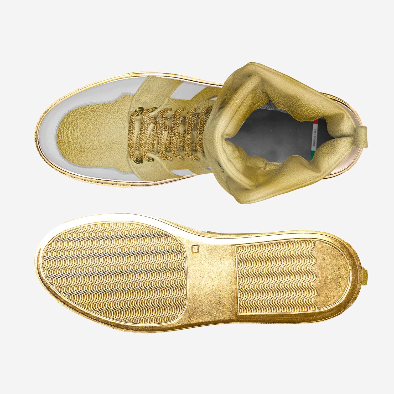 TRUTH GOLDS custom made in Italy shoes by Brooke Ashley | Top view