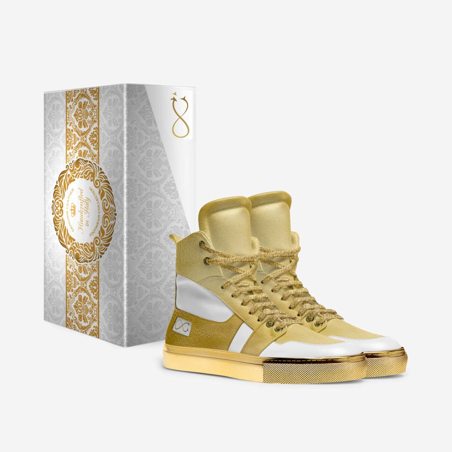 TRUTH GOLDS custom made in Italy shoes by Brooke Ashley | Box view