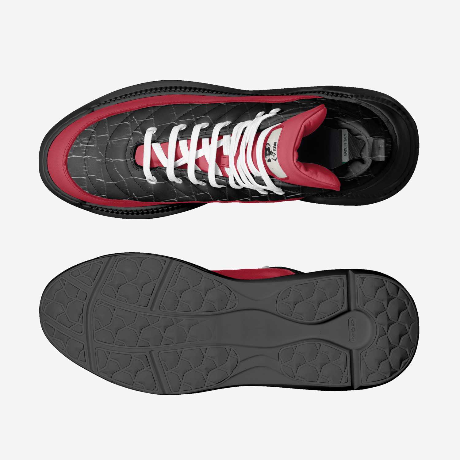 MO3 custom made in Italy shoes by Courtney Clark | Top view