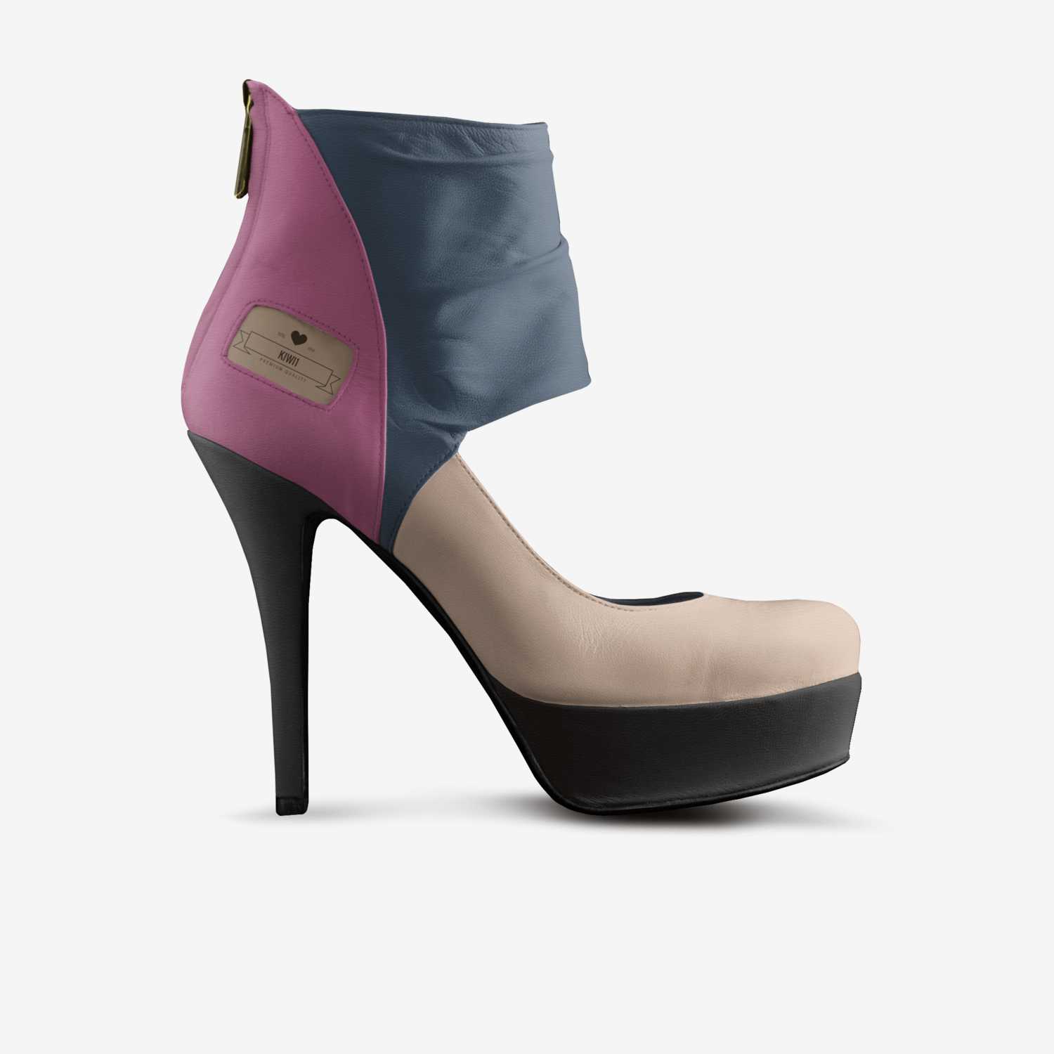 Kiwi1 custom made in Italy shoes by Jakai Stephens | Side view