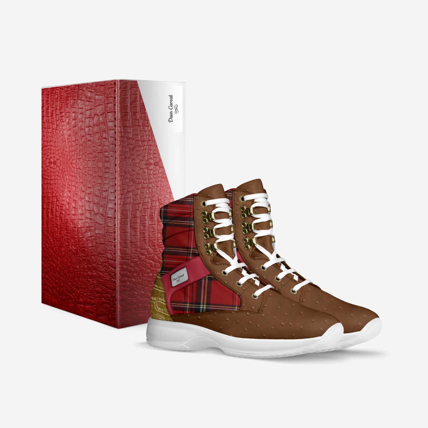 Duur Caveat custom made in Italy shoes by Larry Jackson | Box view