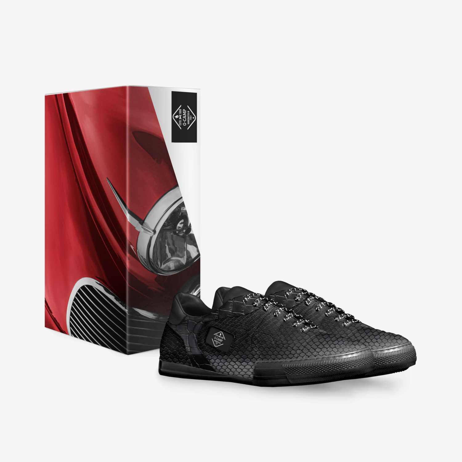 G-CAMP custom made in Italy shoes by Antonio Goodwin | Box view