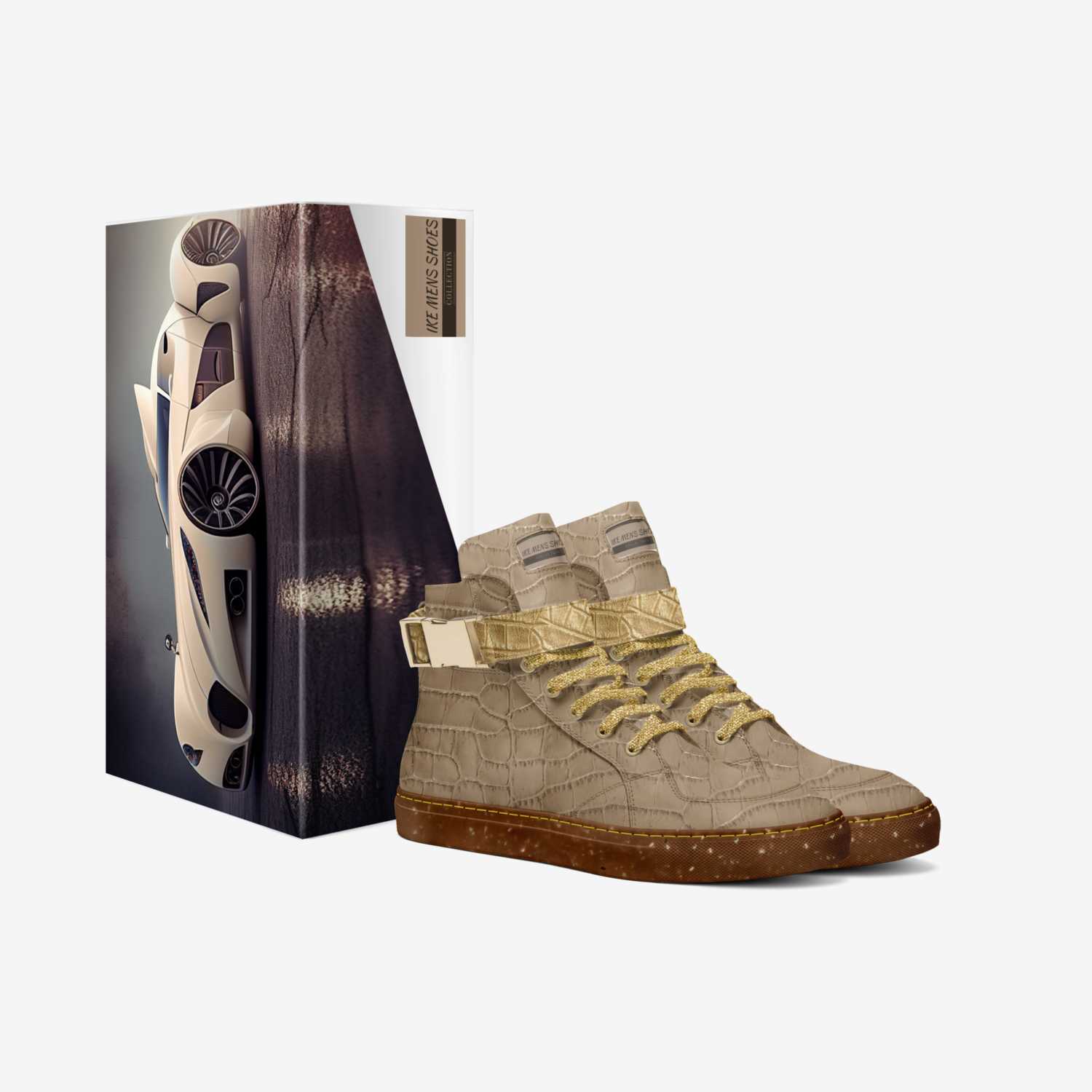 IKE MENS SHOES custom made in Italy shoes by Isaac A Mensah | Box view