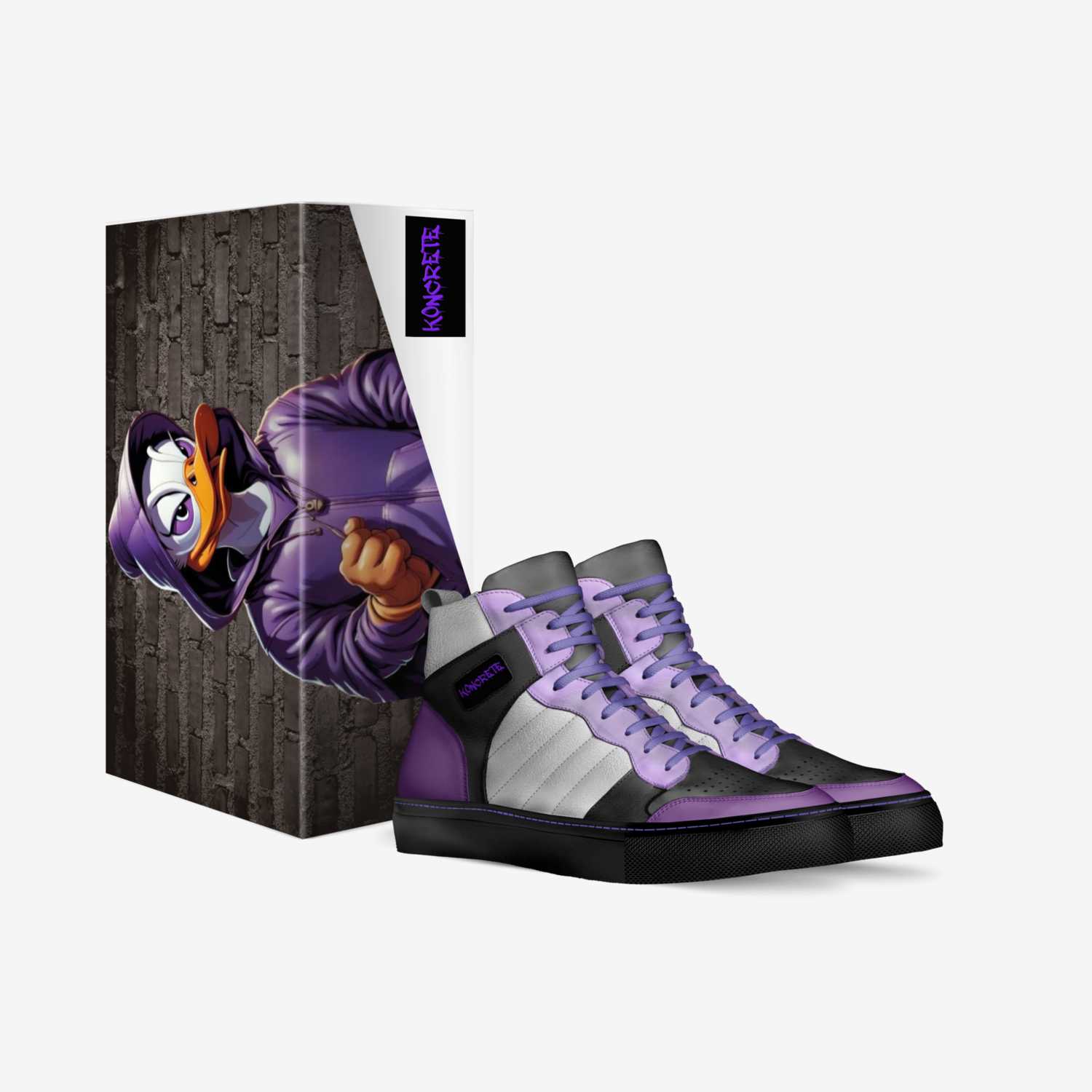 KONCRETE custom made in Italy shoes by Shameeka Williams | Box view
