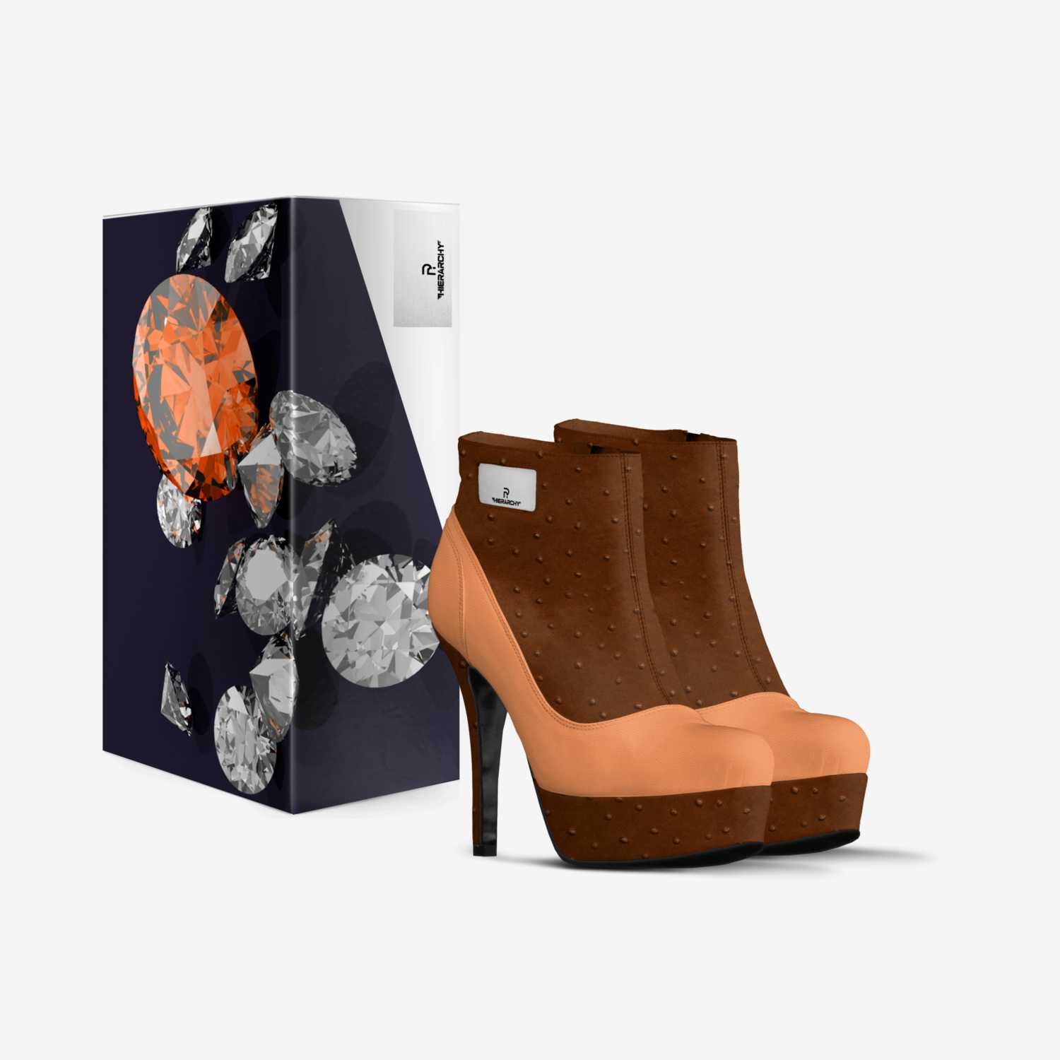 Hierarchy custom made in Italy shoes by Nasim Pasha | Box view