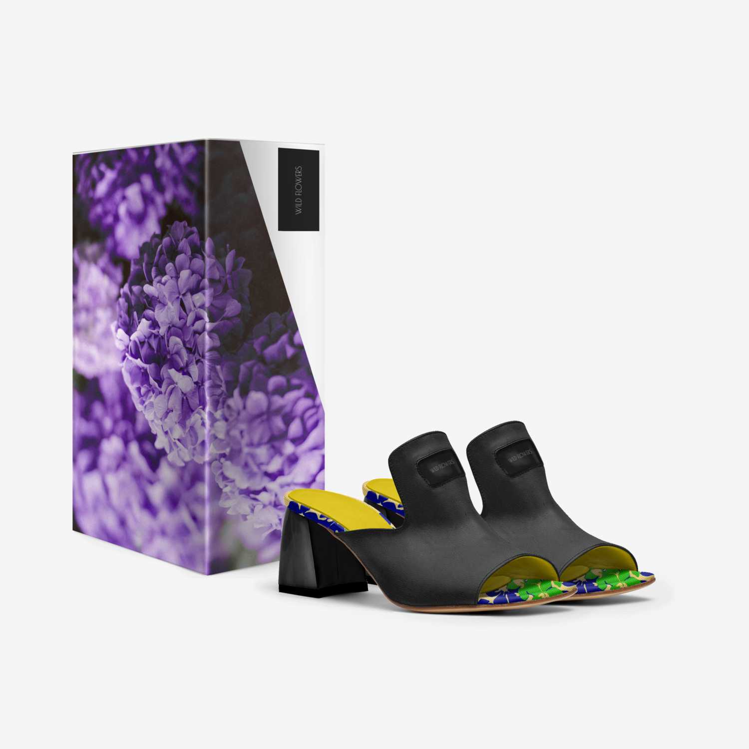 WILD FLOWERS custom made in Italy shoes by M M Nobles | Box view