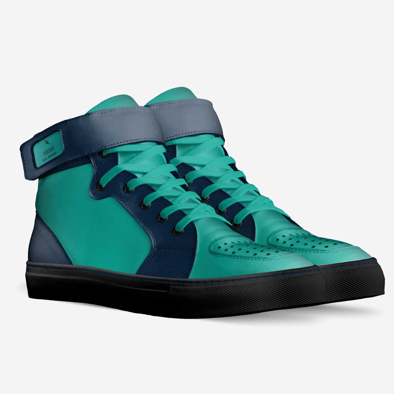 Voltaic custom made in Italy shoes by James Dean | Double view