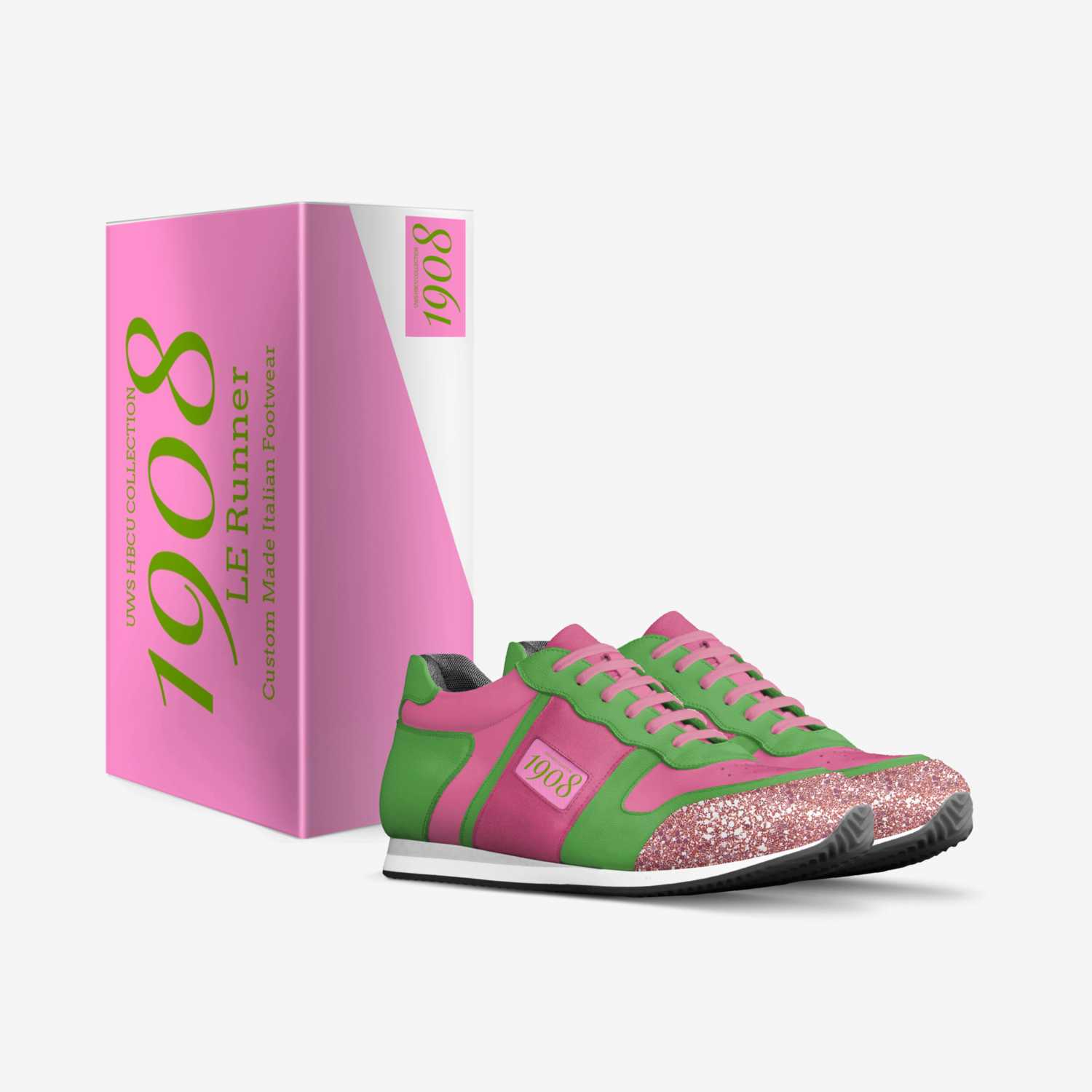 1908 LE Runner custom made in Italy shoes by Urbanwallstreet Earl | Box view