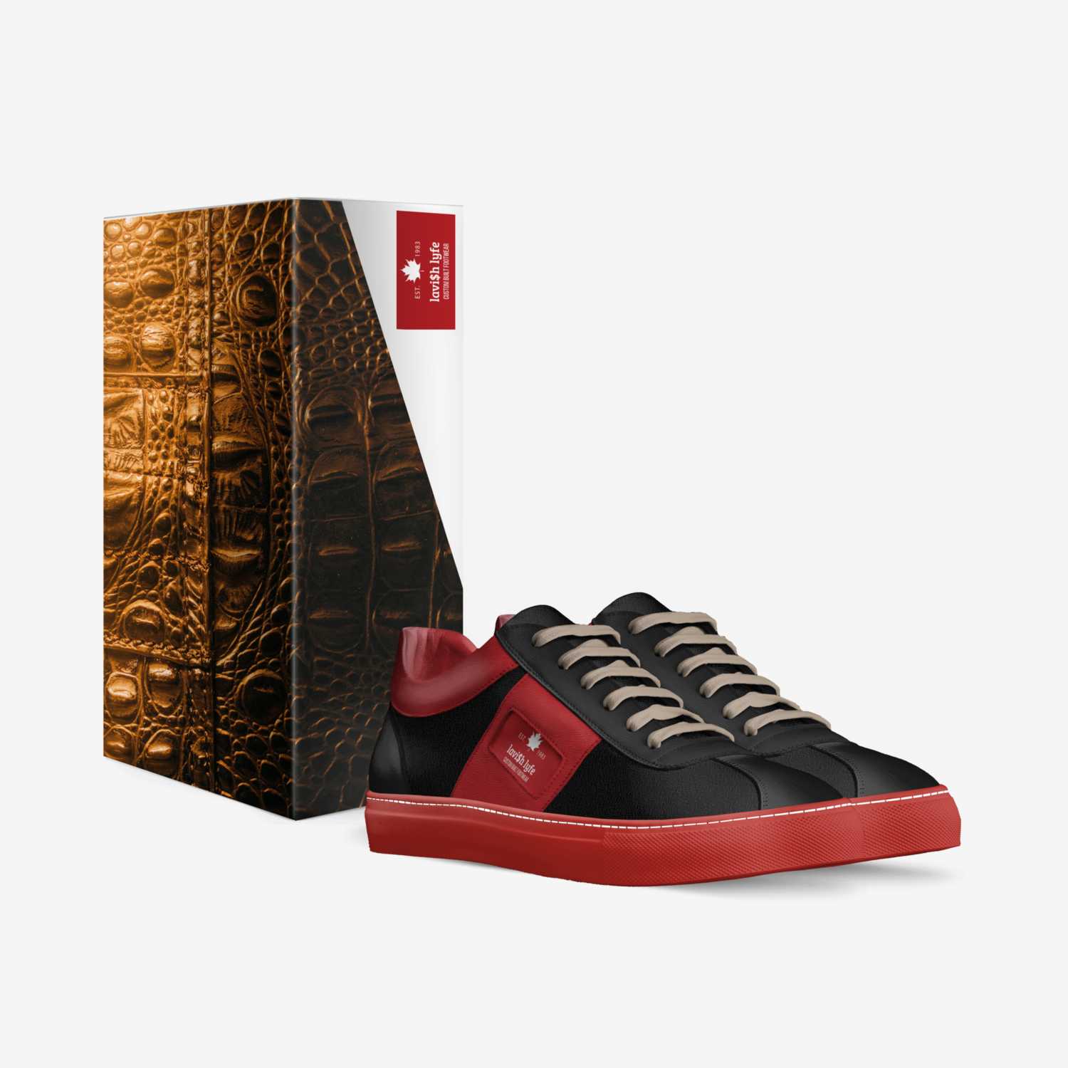 lavi$h lyfe custom made in Italy shoes by Brian Brown | Box view