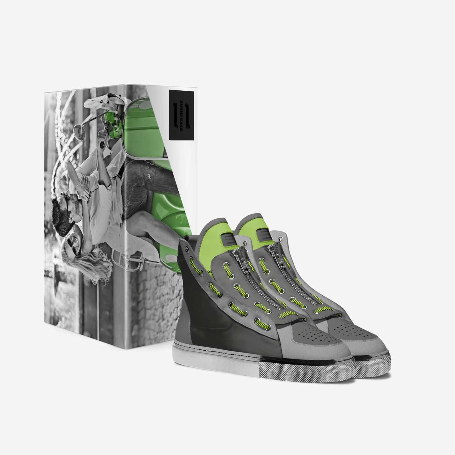 JUST4US custom made in Italy shoes by Rudanie Kunst | Box view