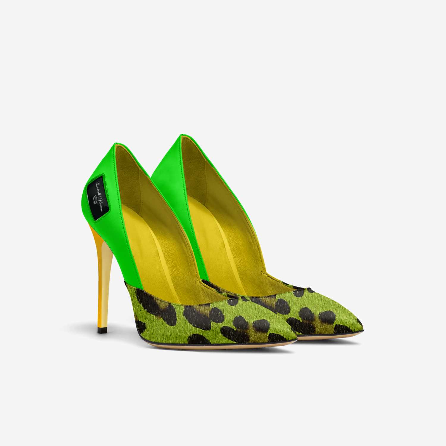 Latrell Flowers custom made in Italy shoes by Tia Latrell | Double view