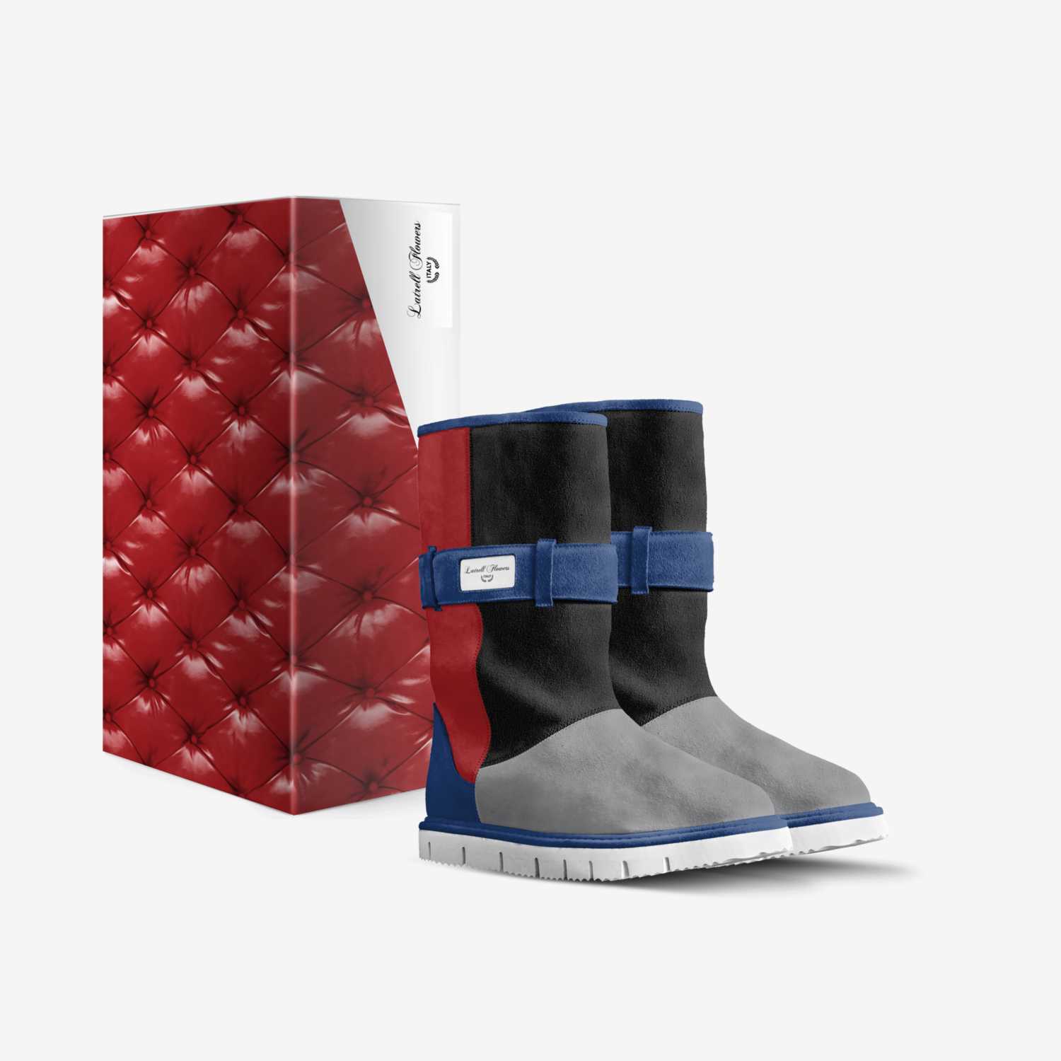 Latrell Flowers custom made in Italy shoes by Tia Latrell | Box view