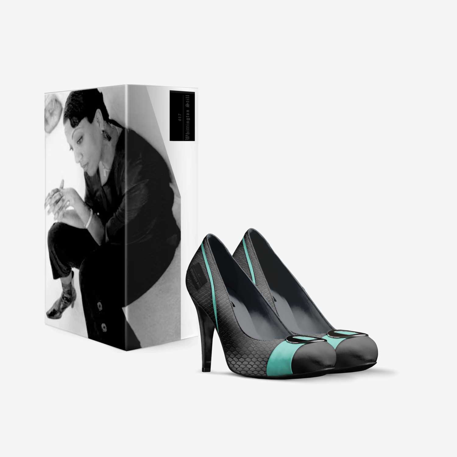 Sophia custom made in Italy shoes by Whittington Still | Box view