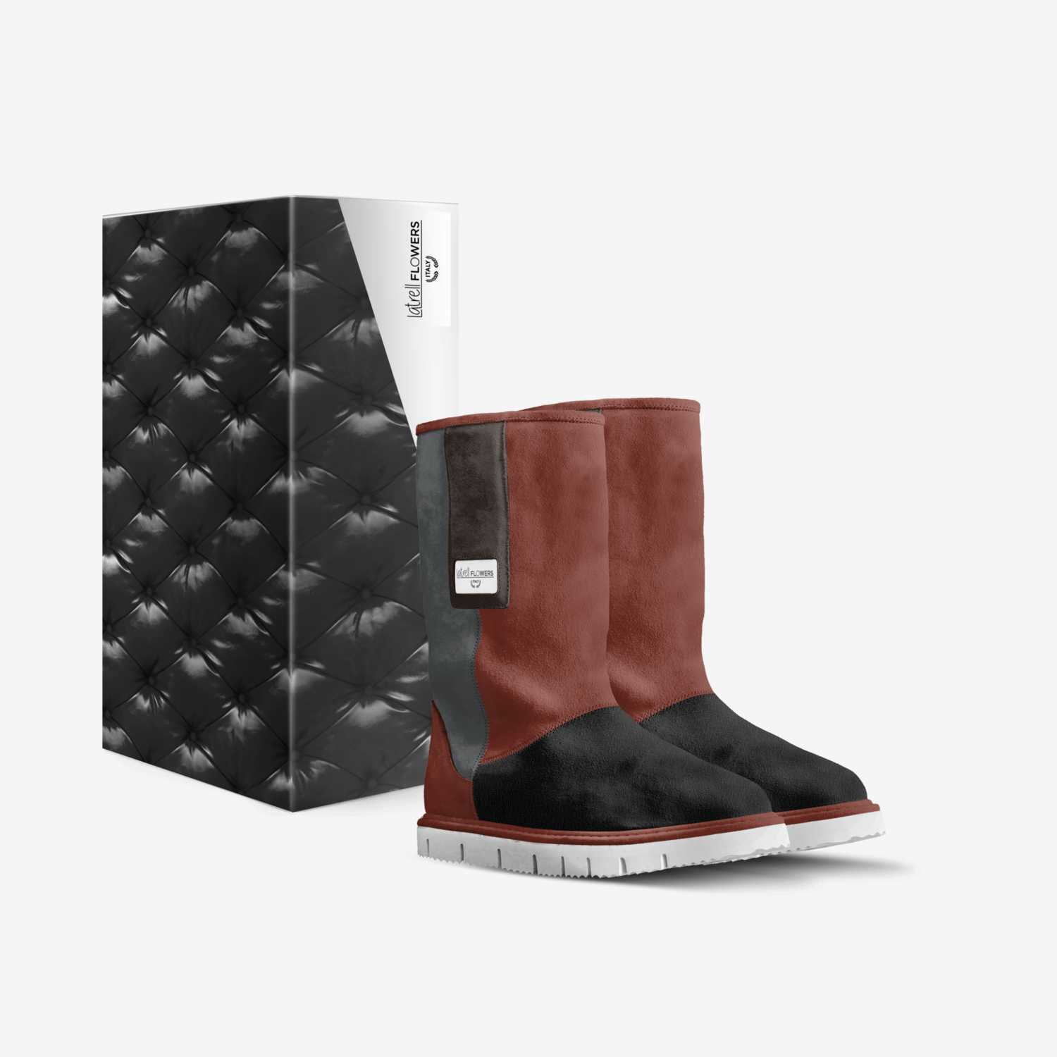 Latrell Flowers custom made in Italy shoes by Tia Latrell | Box view