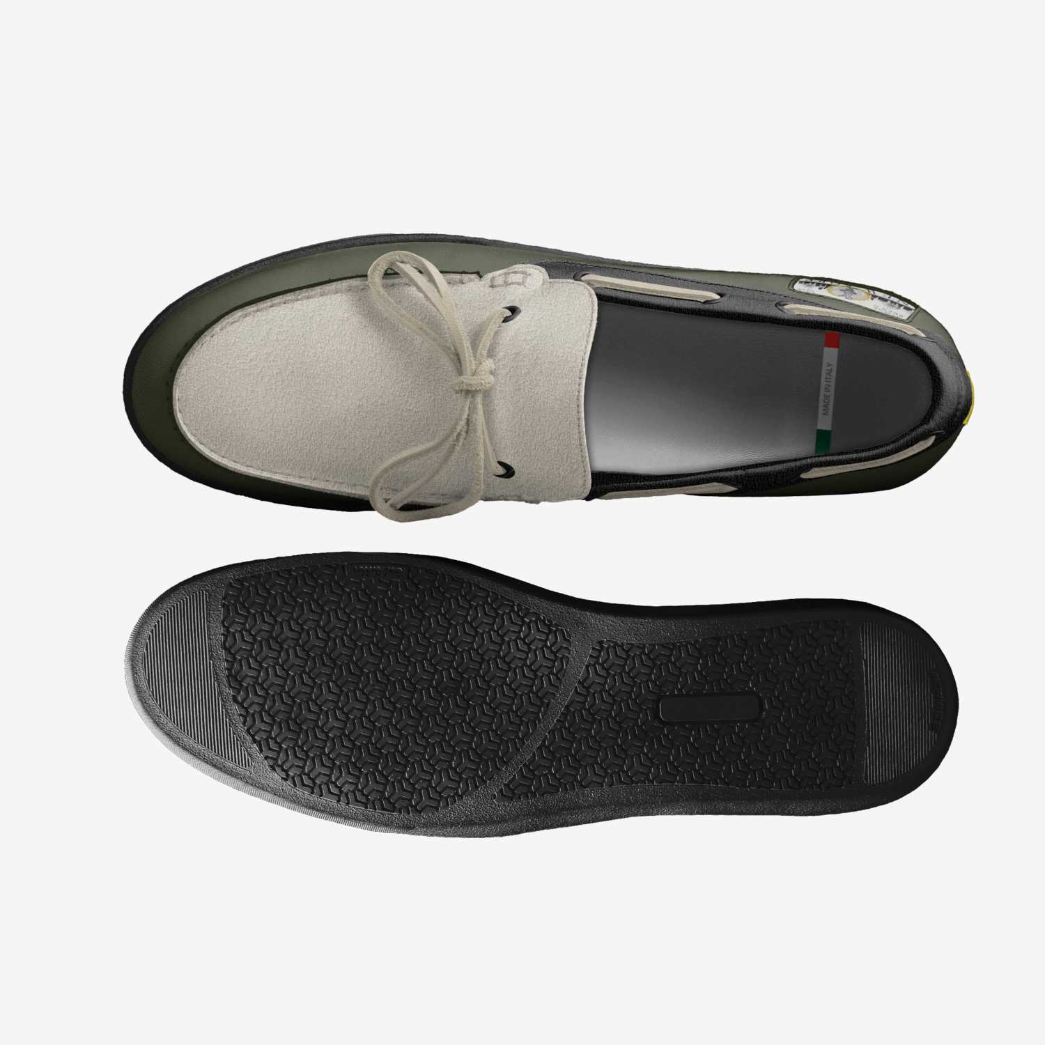 BKLYN Boater custom made in Italy shoes by Kevin Marron | Top view