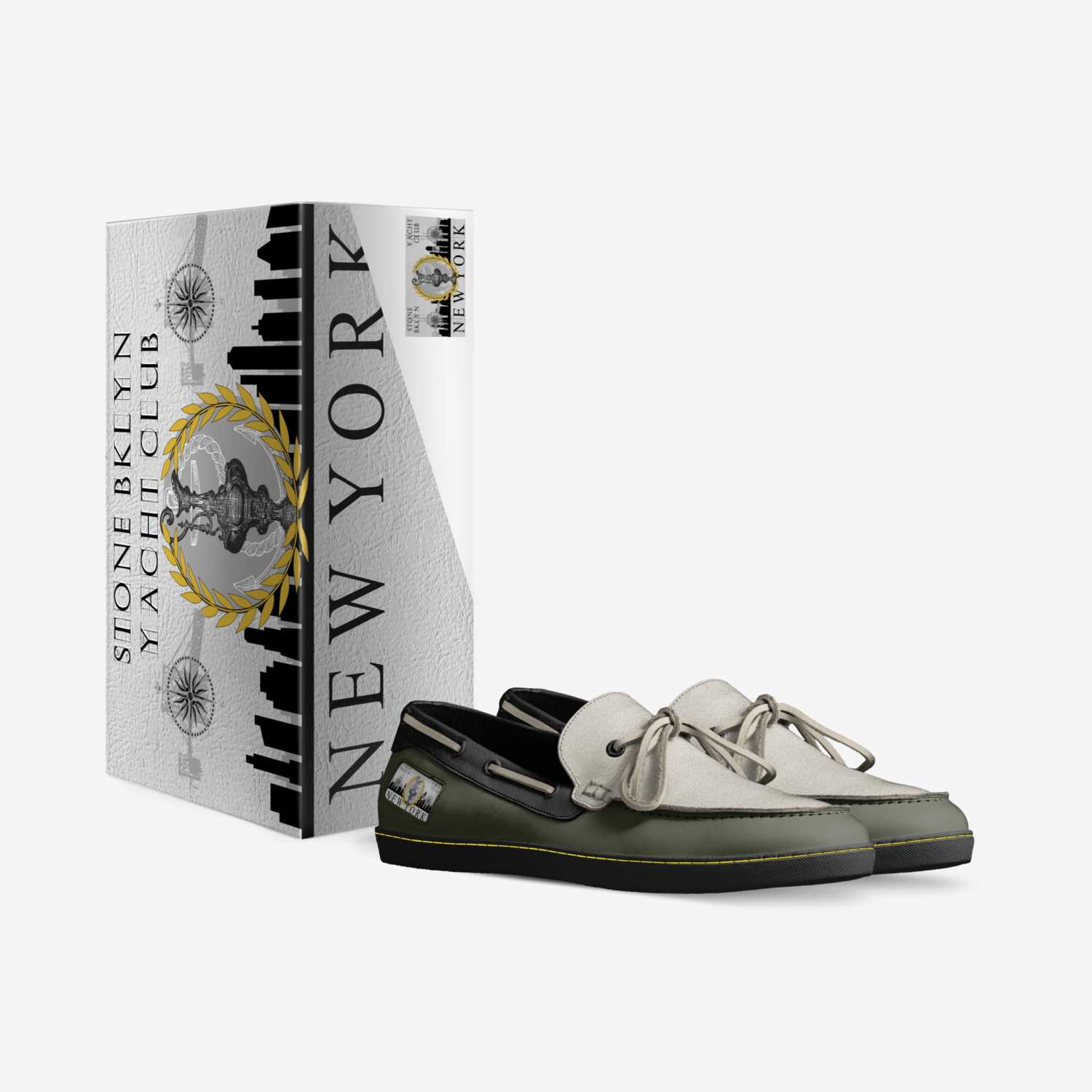 BKLYN Boater custom made in Italy shoes by Kevin Marron | Box view