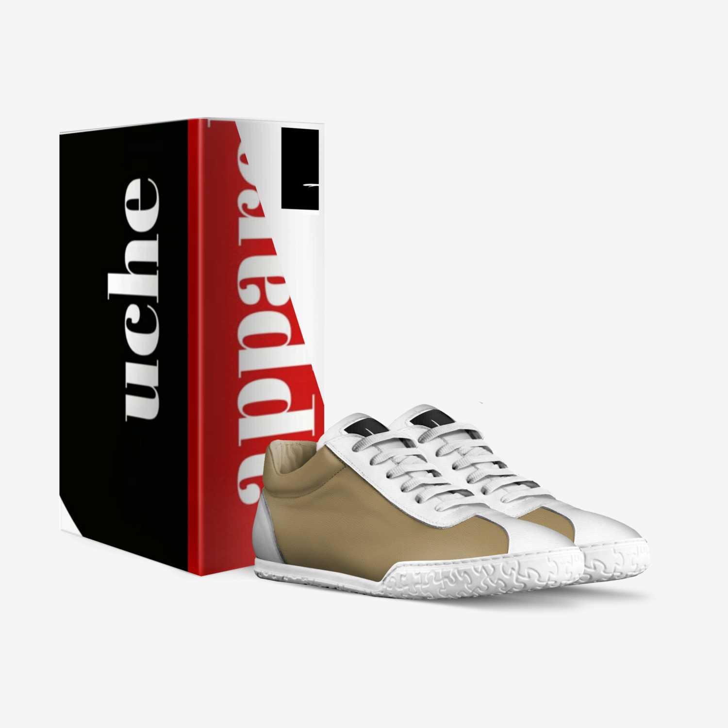 uche custom made in Italy shoes by Enam Montgomery | Box view