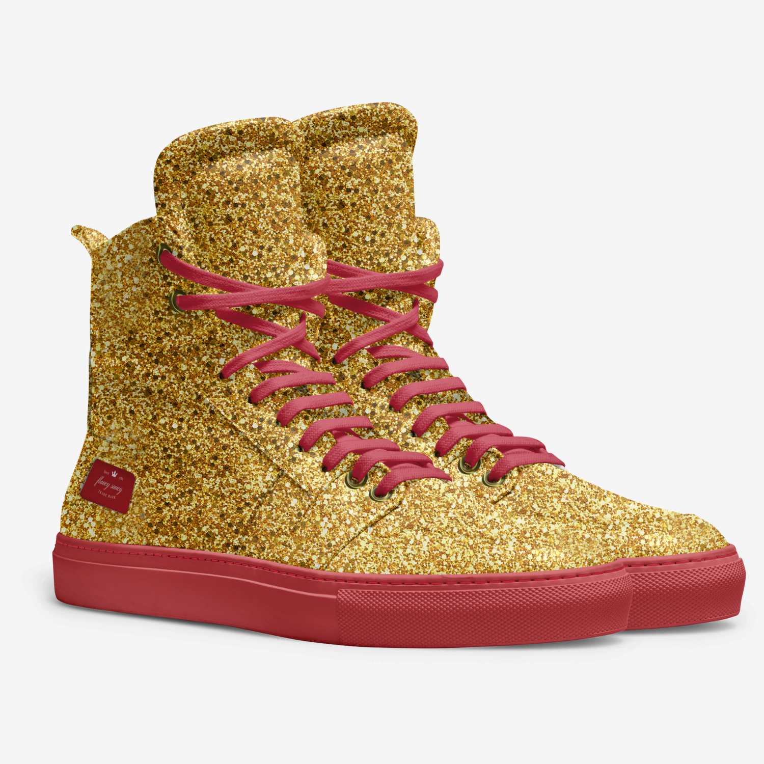 flaucy saucy custom made in Italy shoes by Ahshaki Gibson | Double view