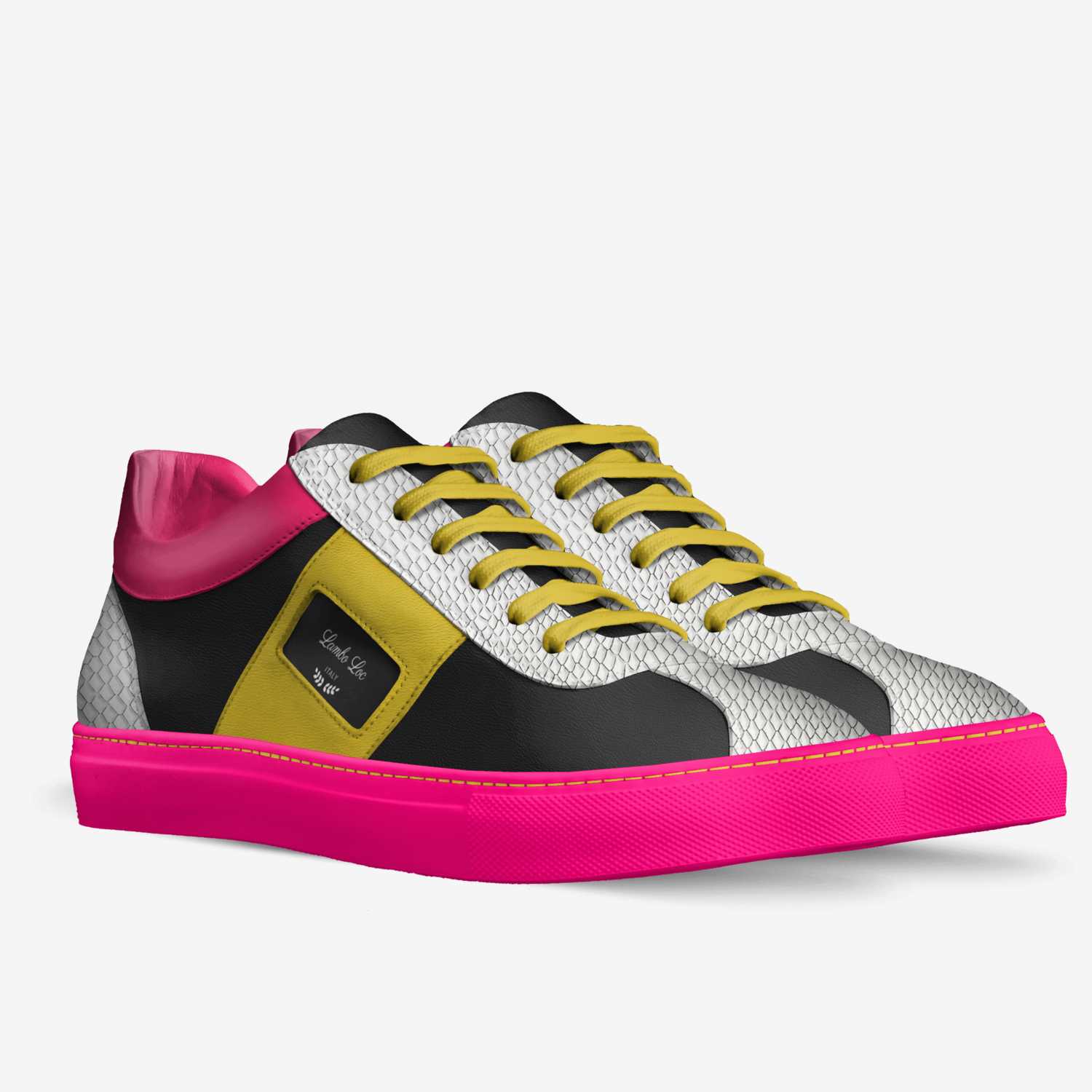 Lambo Loc custom made in Italy shoes by Eli Sandifer | Double view