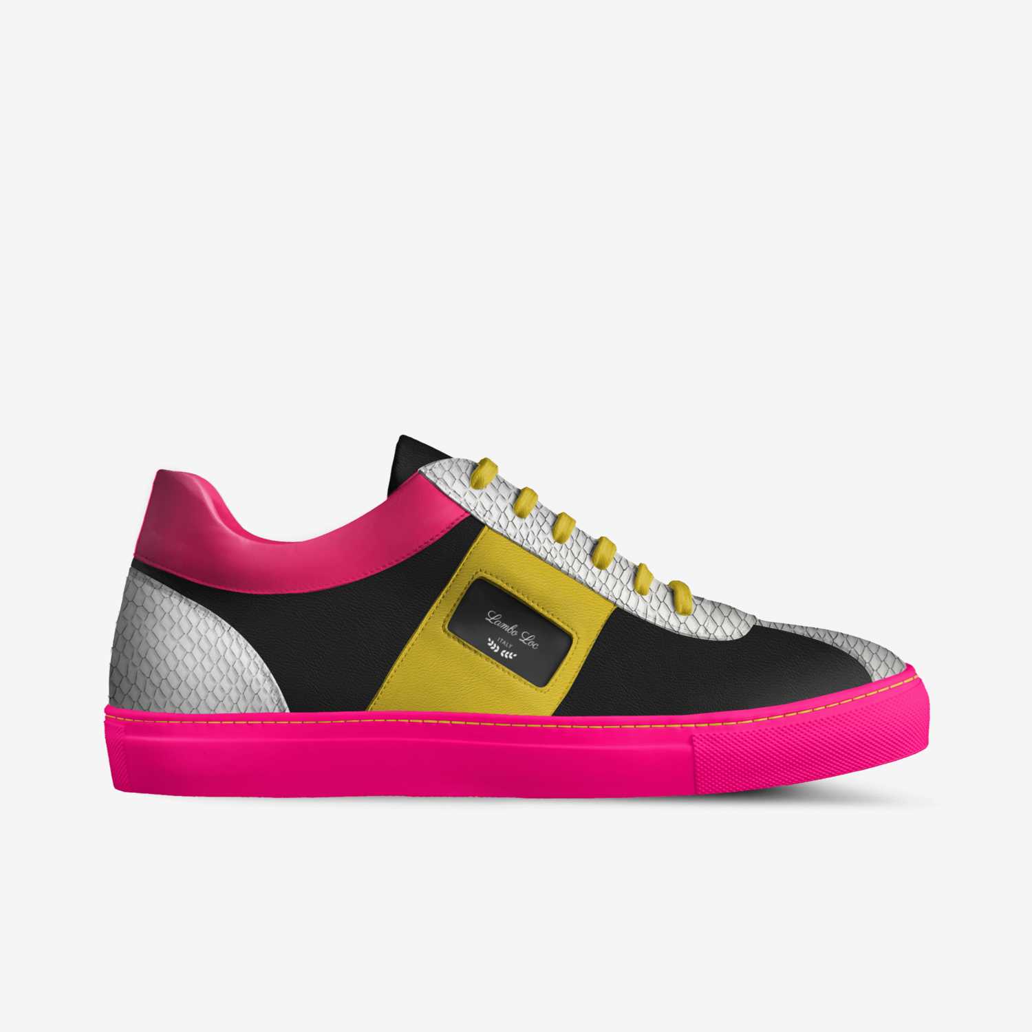 Lambo Loc custom made in Italy shoes by Eli Sandifer | Side view