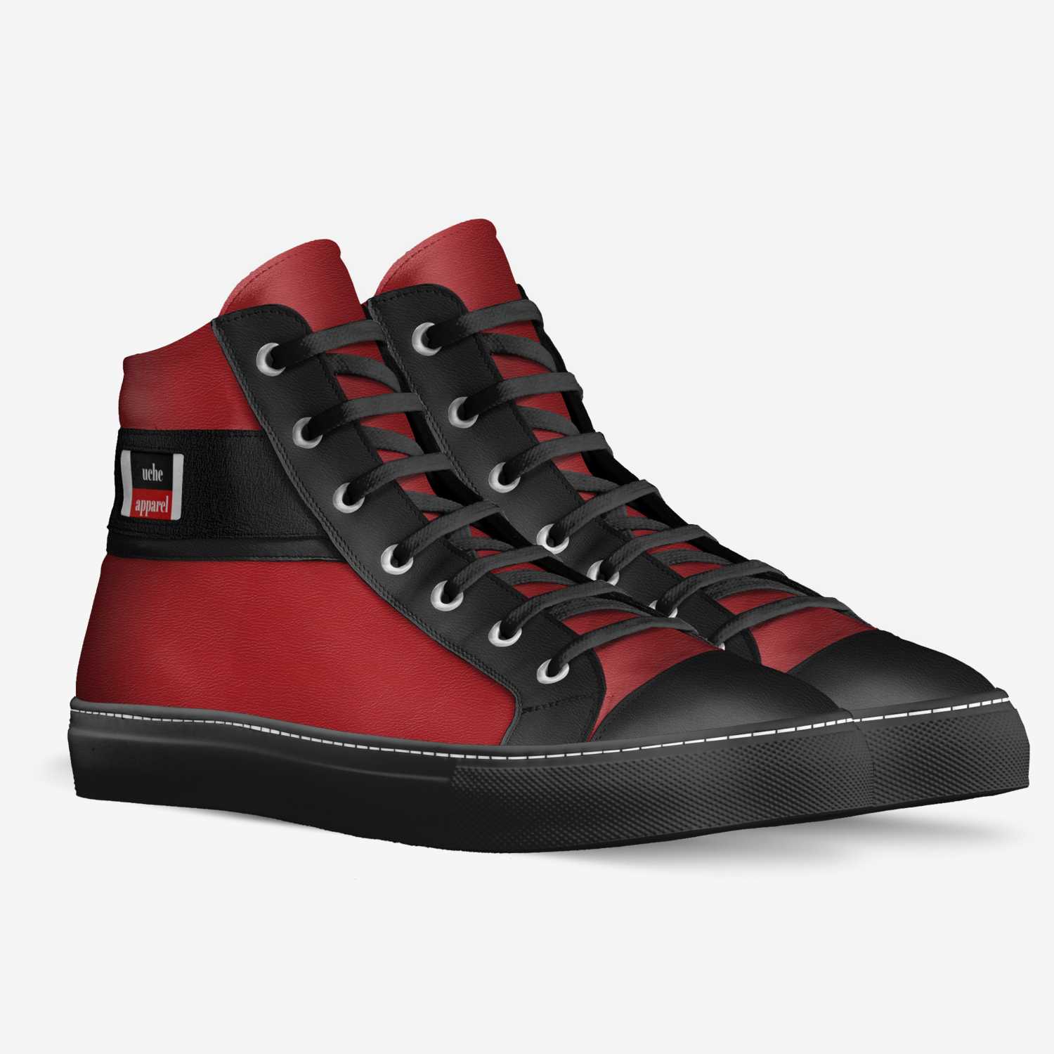 Uche custom made in Italy shoes by Enam Montgomery | Double view