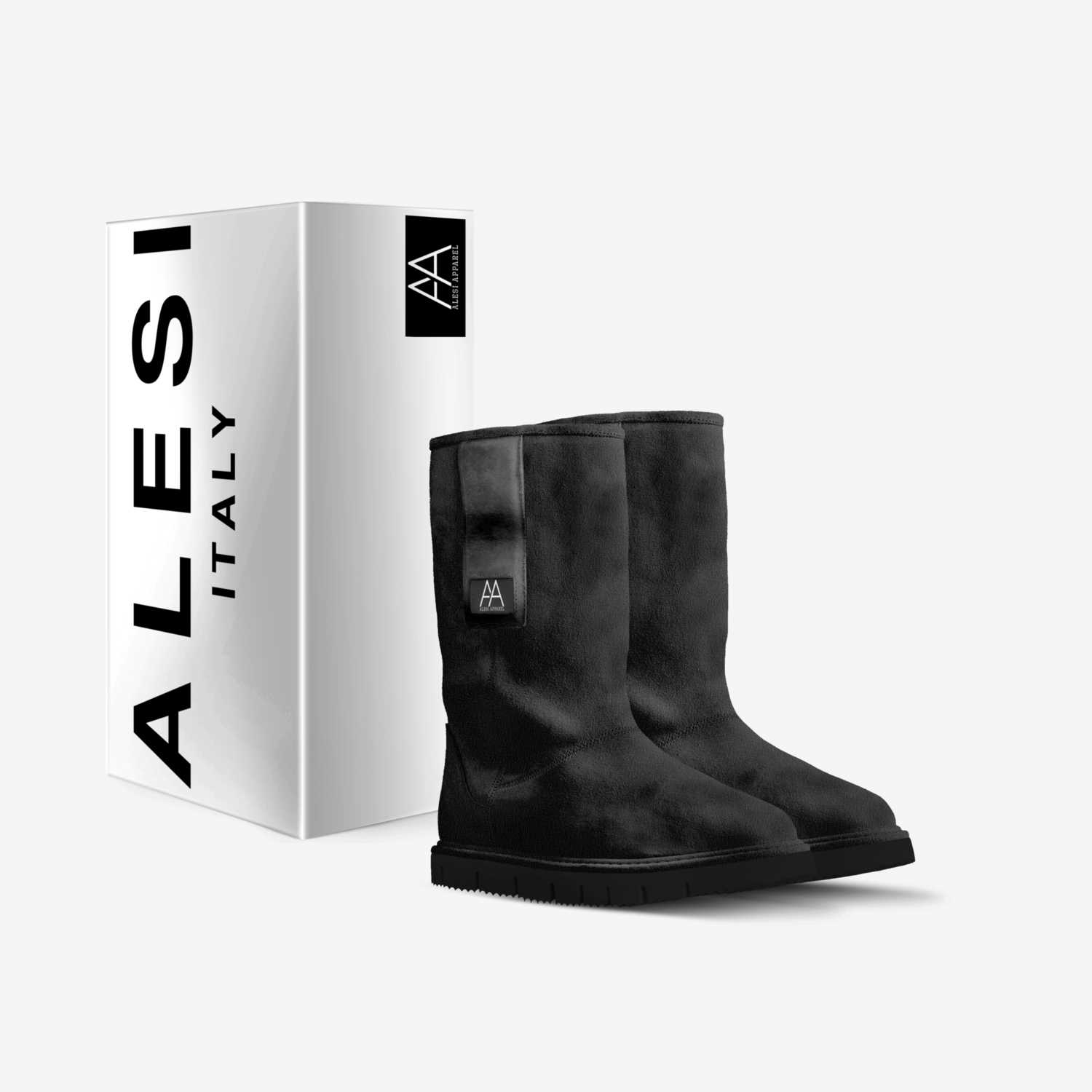 ALESI SNOW BOOTS custom made in Italy shoes by Lonanthony Parker | Box view