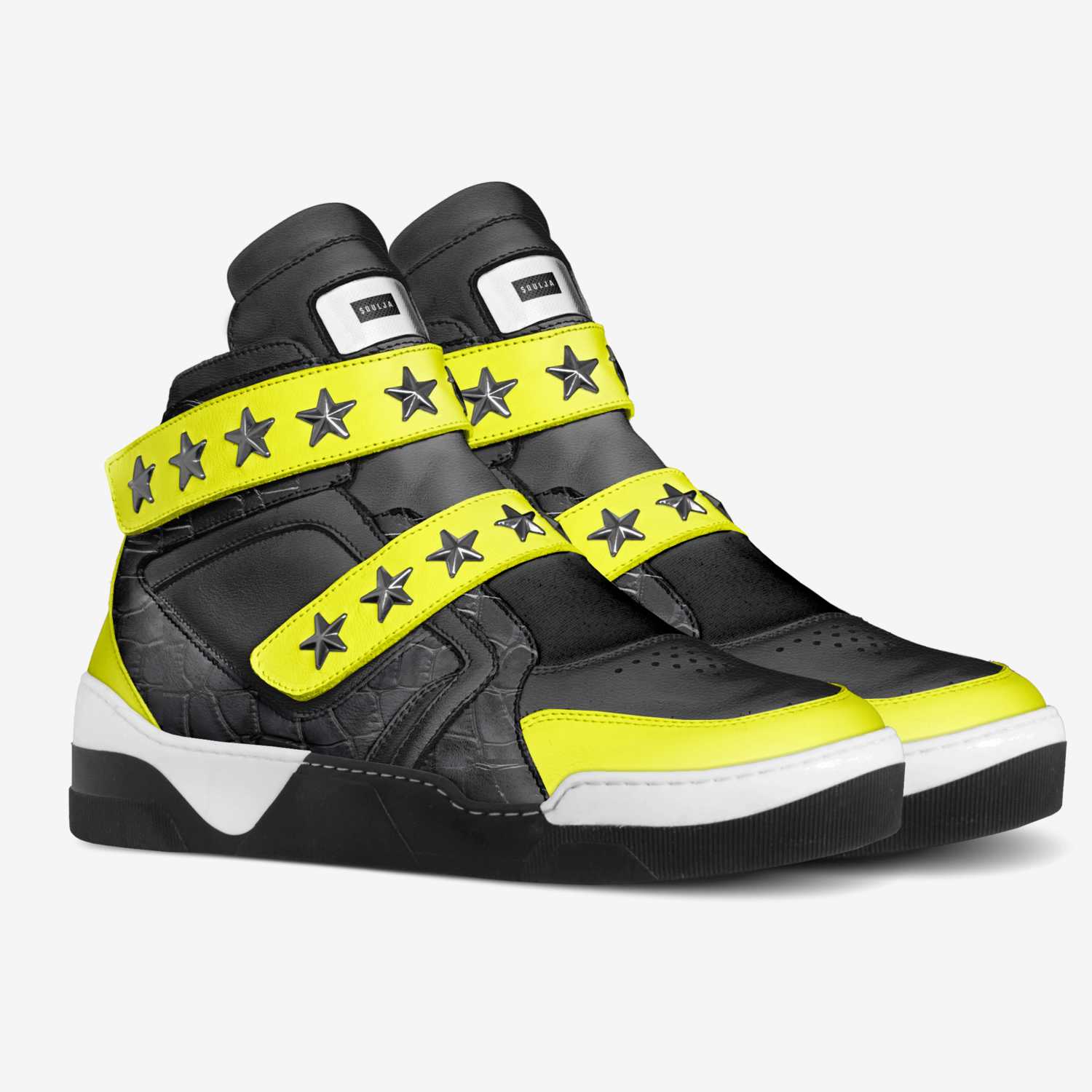 Soulja Stars custom made in Italy shoes by Deandre Way | Double view