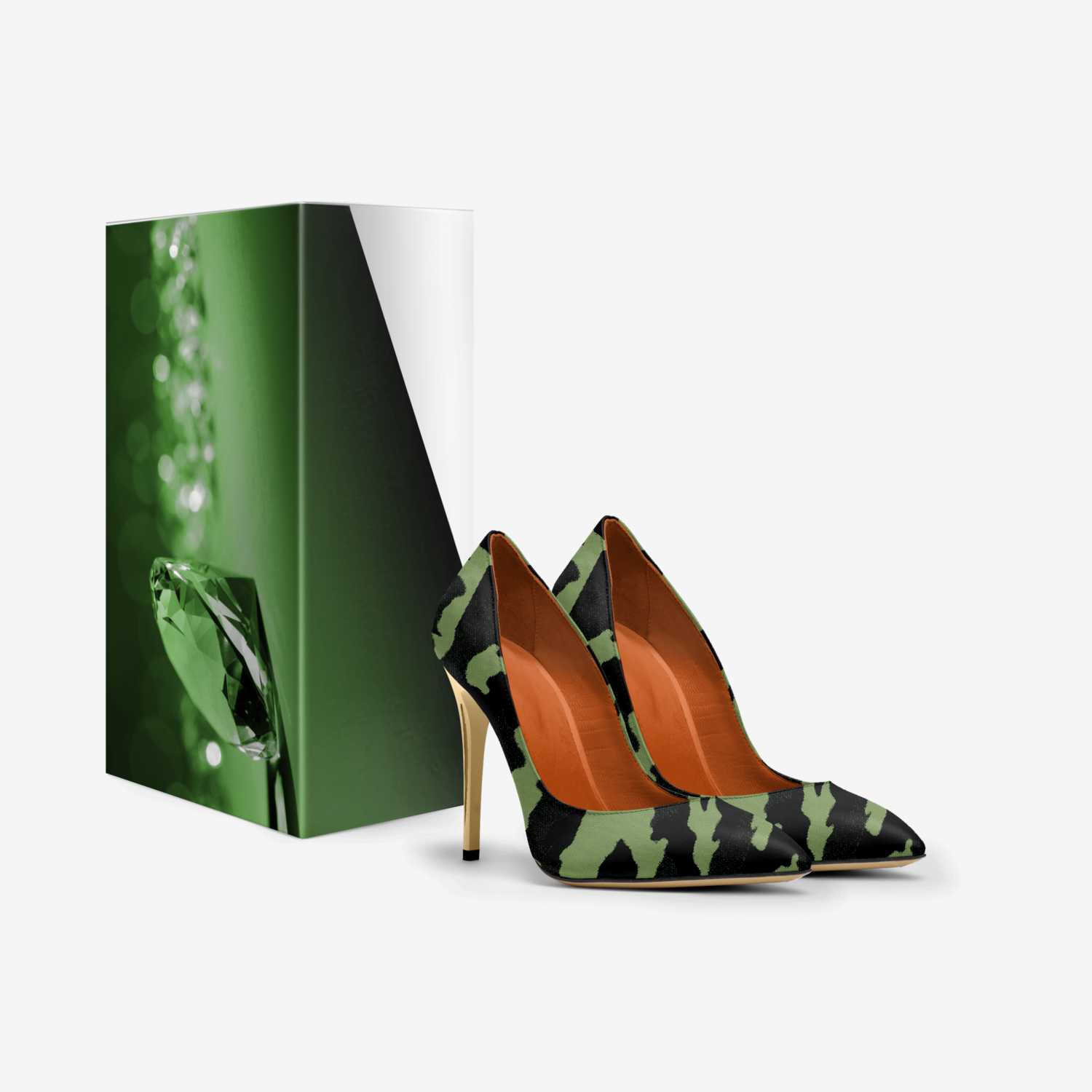 Warfare custom made in Italy shoes by Tina Beatty | Box view