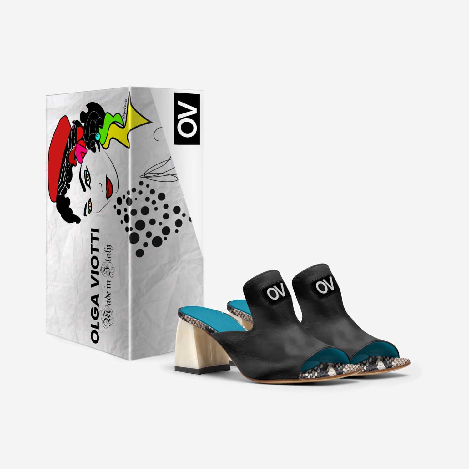 OLGA VIOTTI OV  custom made in Italy shoes by Olga Viotti | Box view
