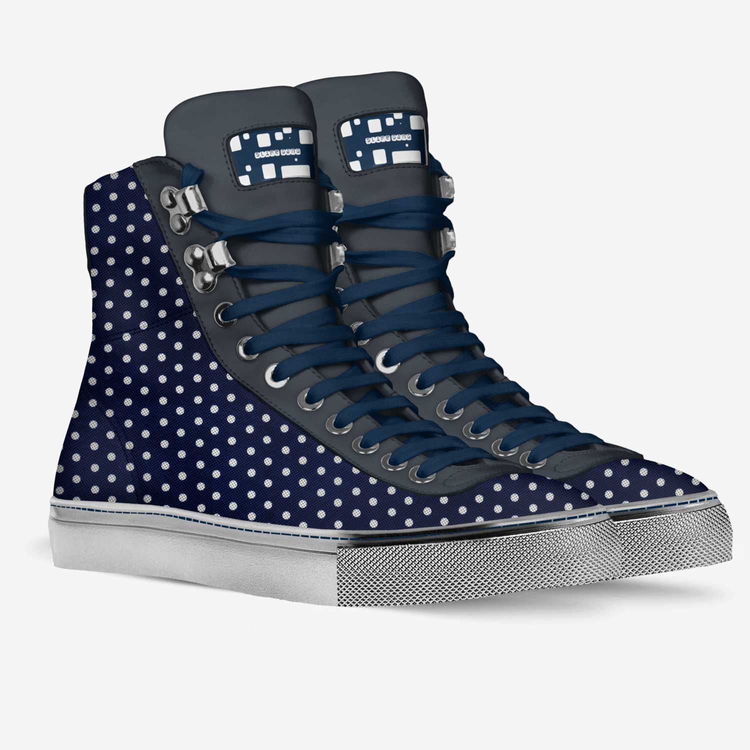 Slime Gang  custom made in Italy shoes by Donovan Newsome | Double view