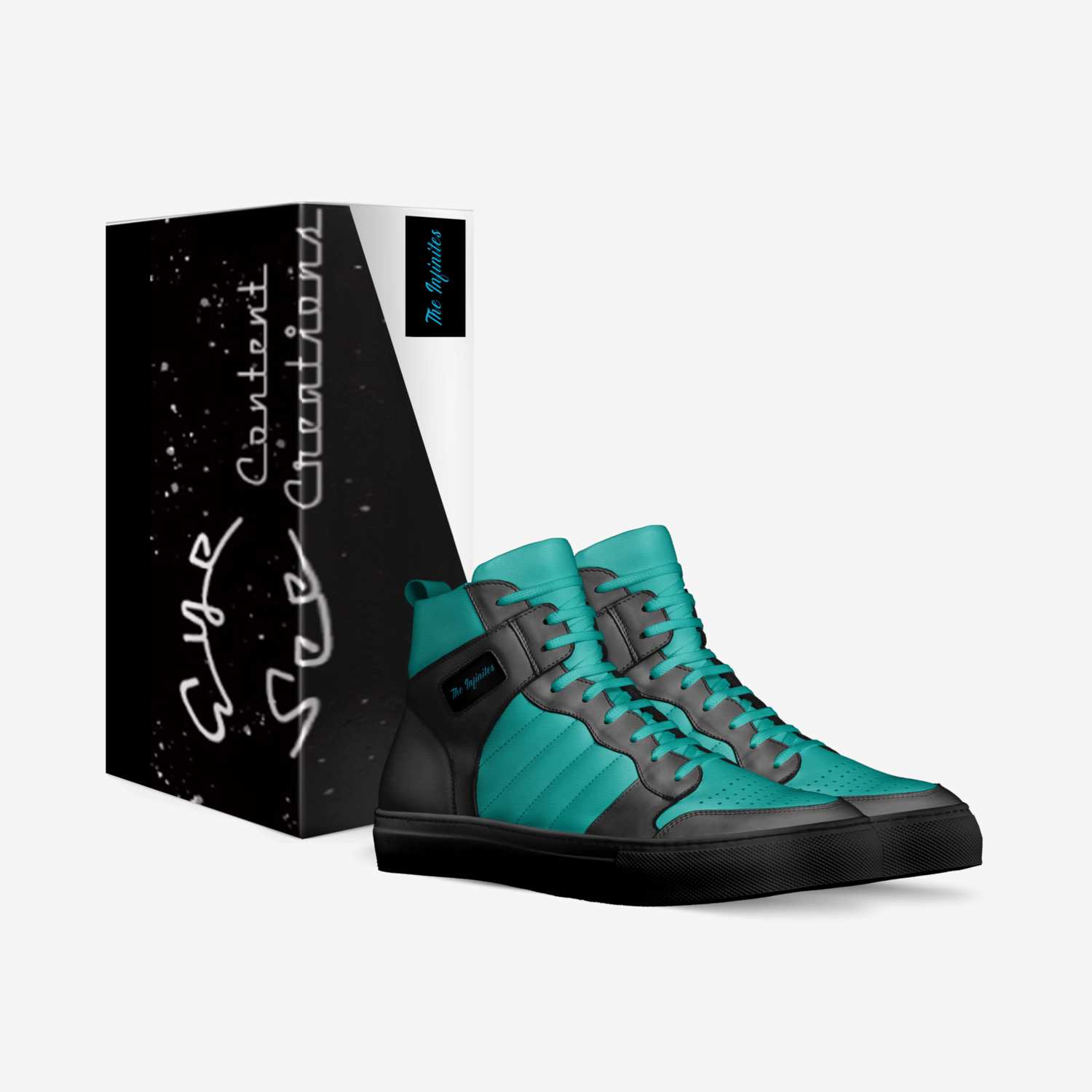 The Infinites custom made in Italy shoes by Tiera Porter-house | Box view