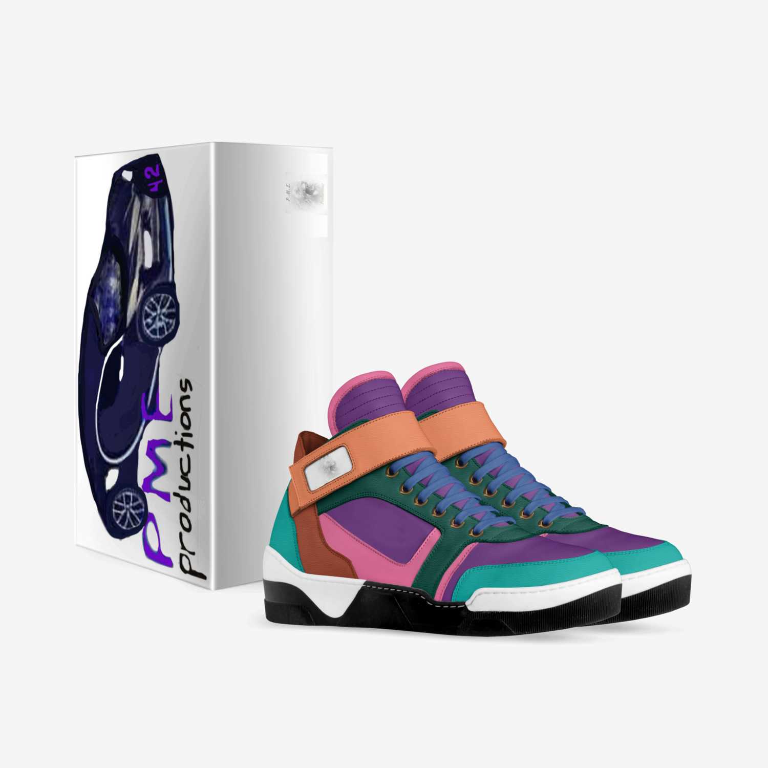 PME rainbow custom made in Italy shoes by Toby Mixson | Box view