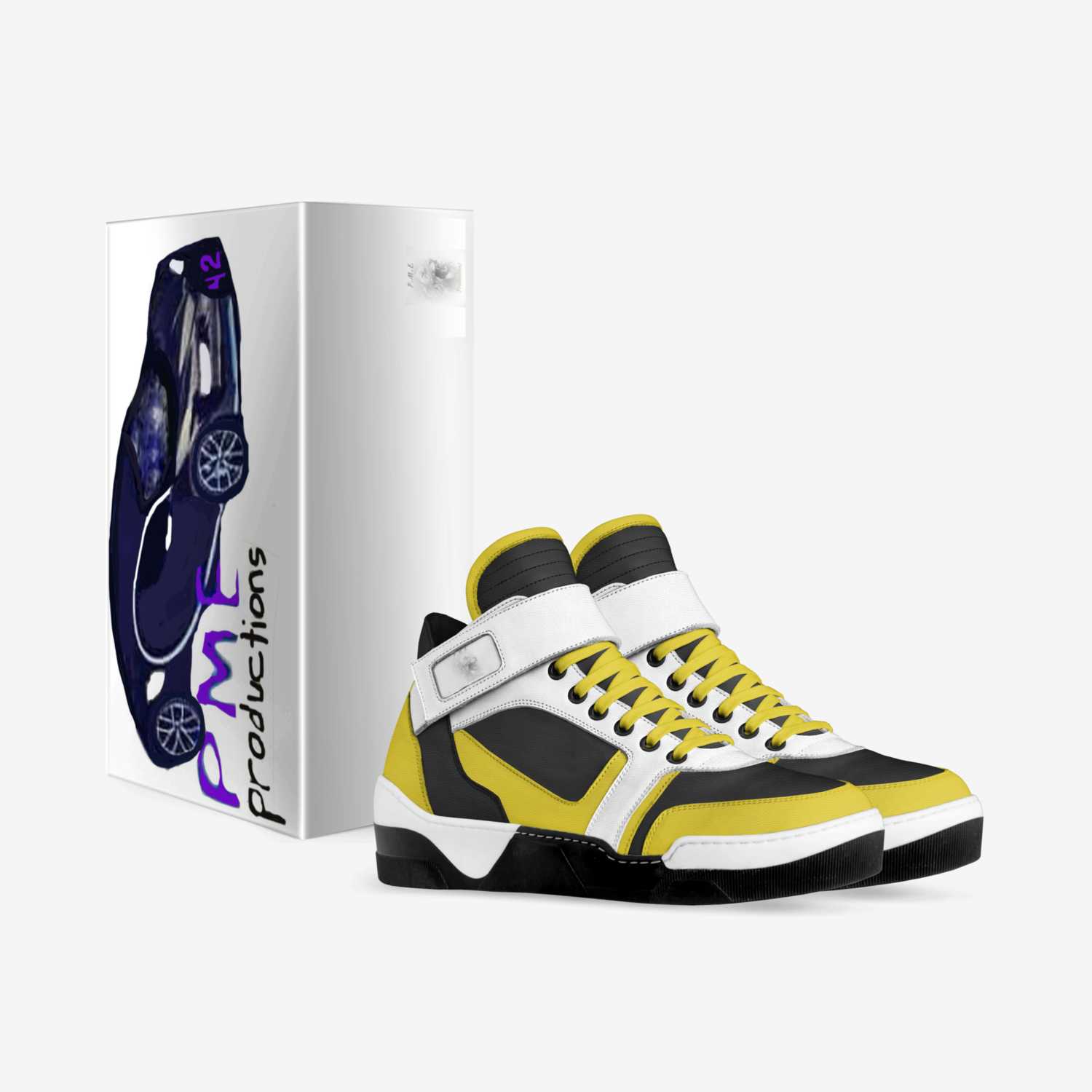 PME yellows custom made in Italy shoes by Toby Mixson | Box view
