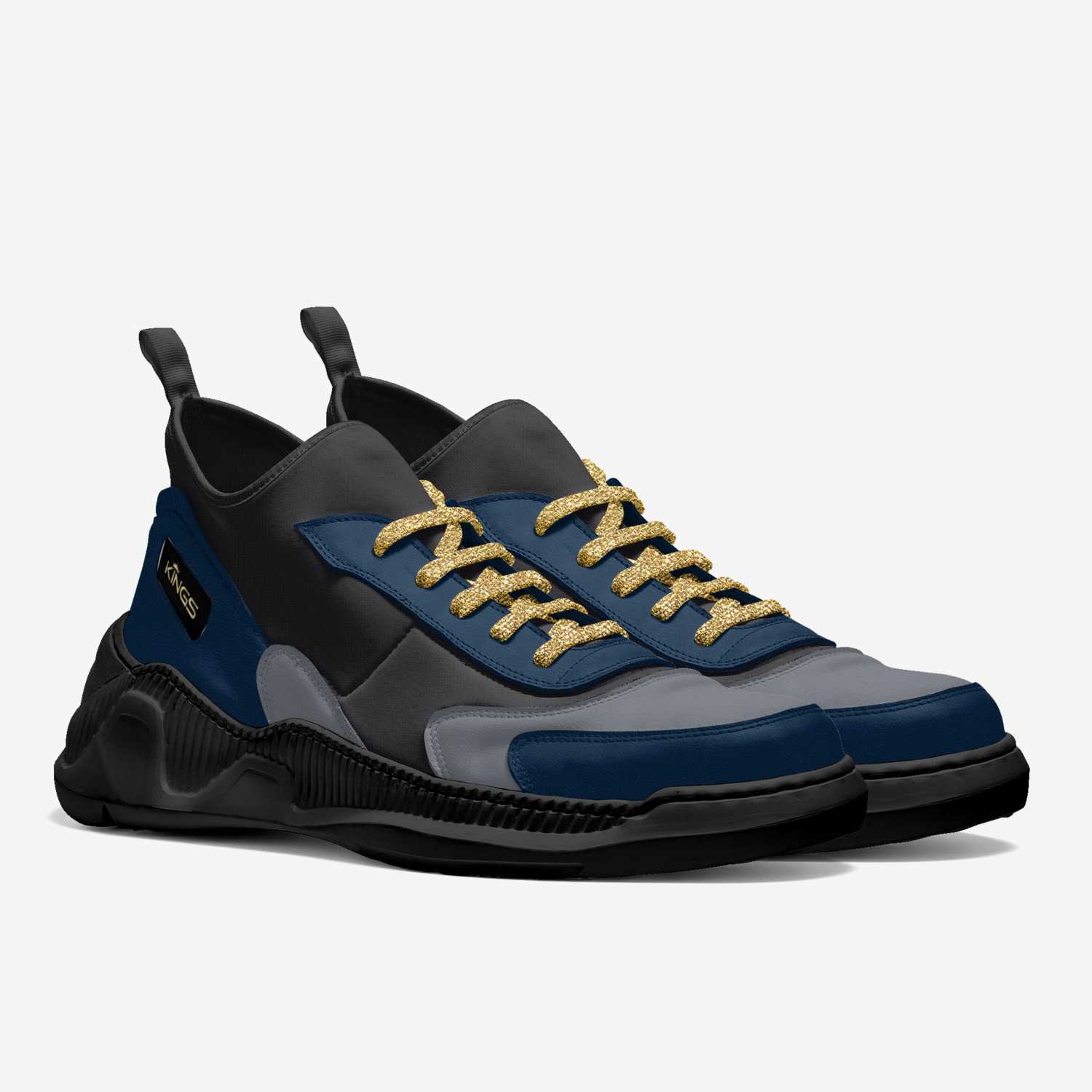 KINGS SLICKS custom made in Italy shoes by  "JOE" | Double view