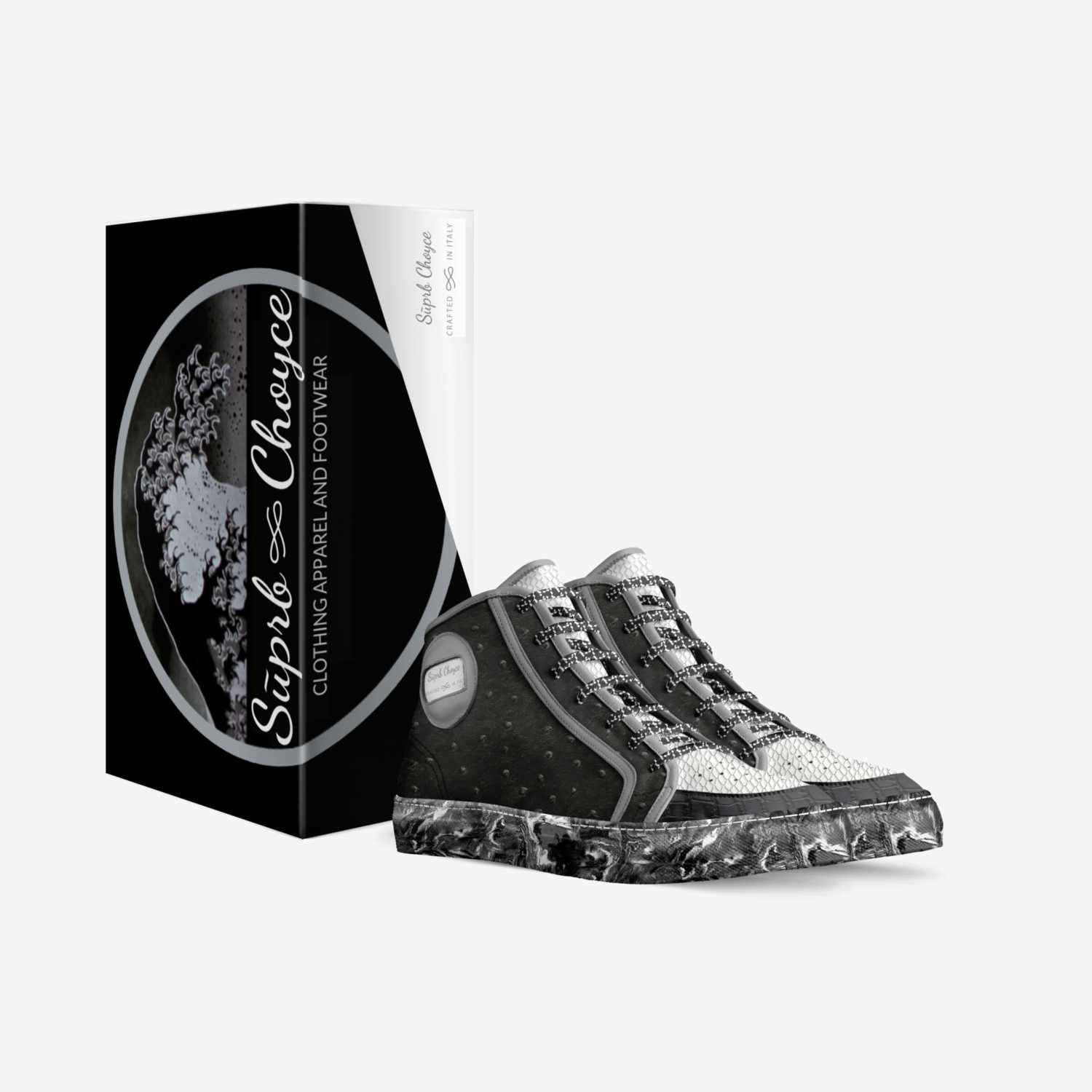 Sūprb Choyce  custom made in Italy shoes by Omari Choyce | Box view