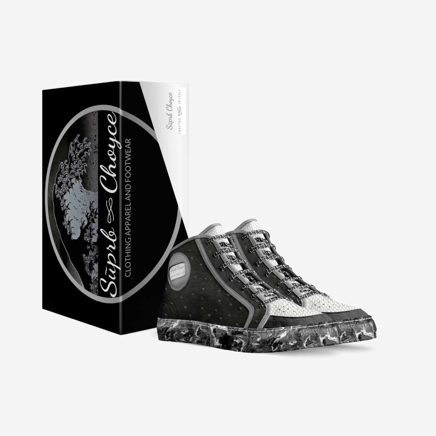 Sūprb Choyce  custom made in Italy shoes by Omari Choyce | Box view