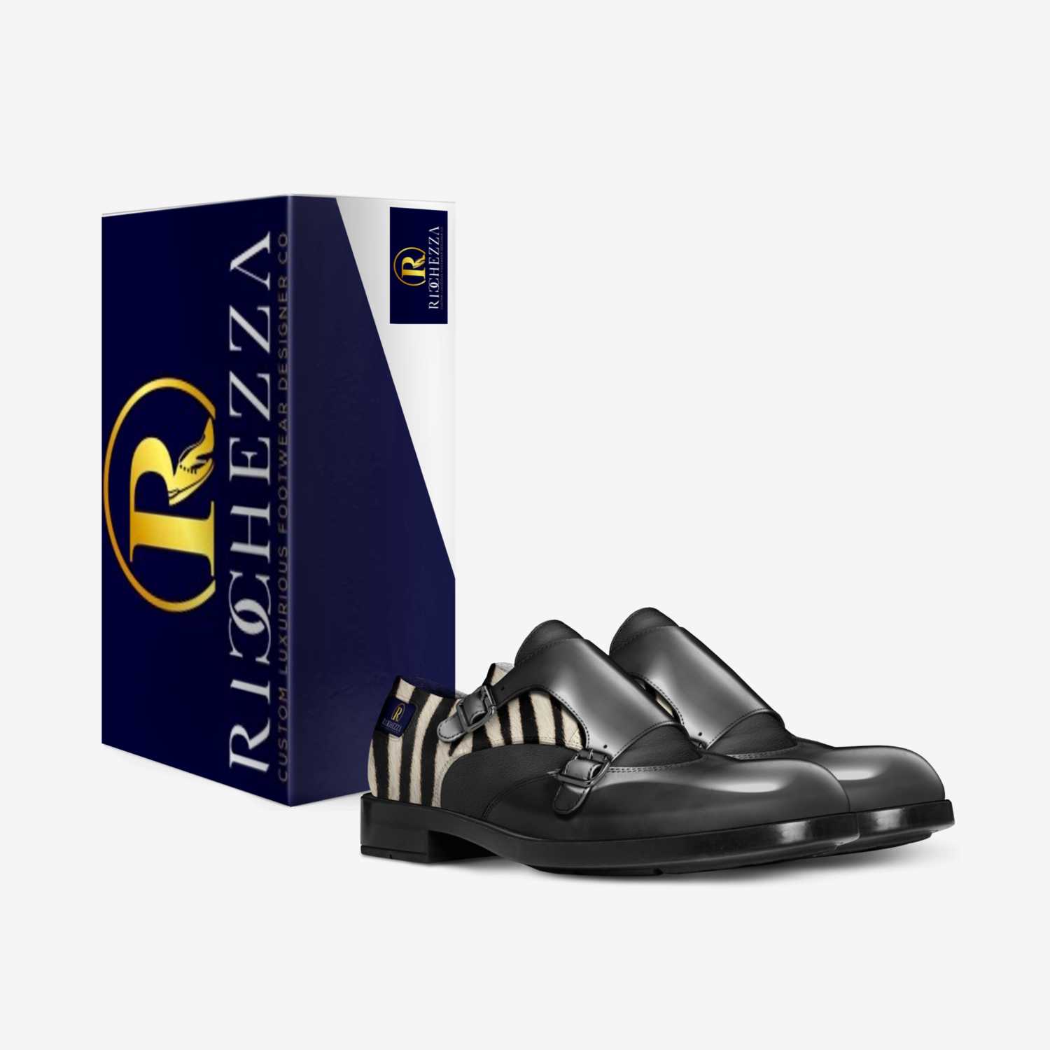 The Zulu custom made in Italy shoes by Ricchezza Custom Footwear Designer Co. | Box view