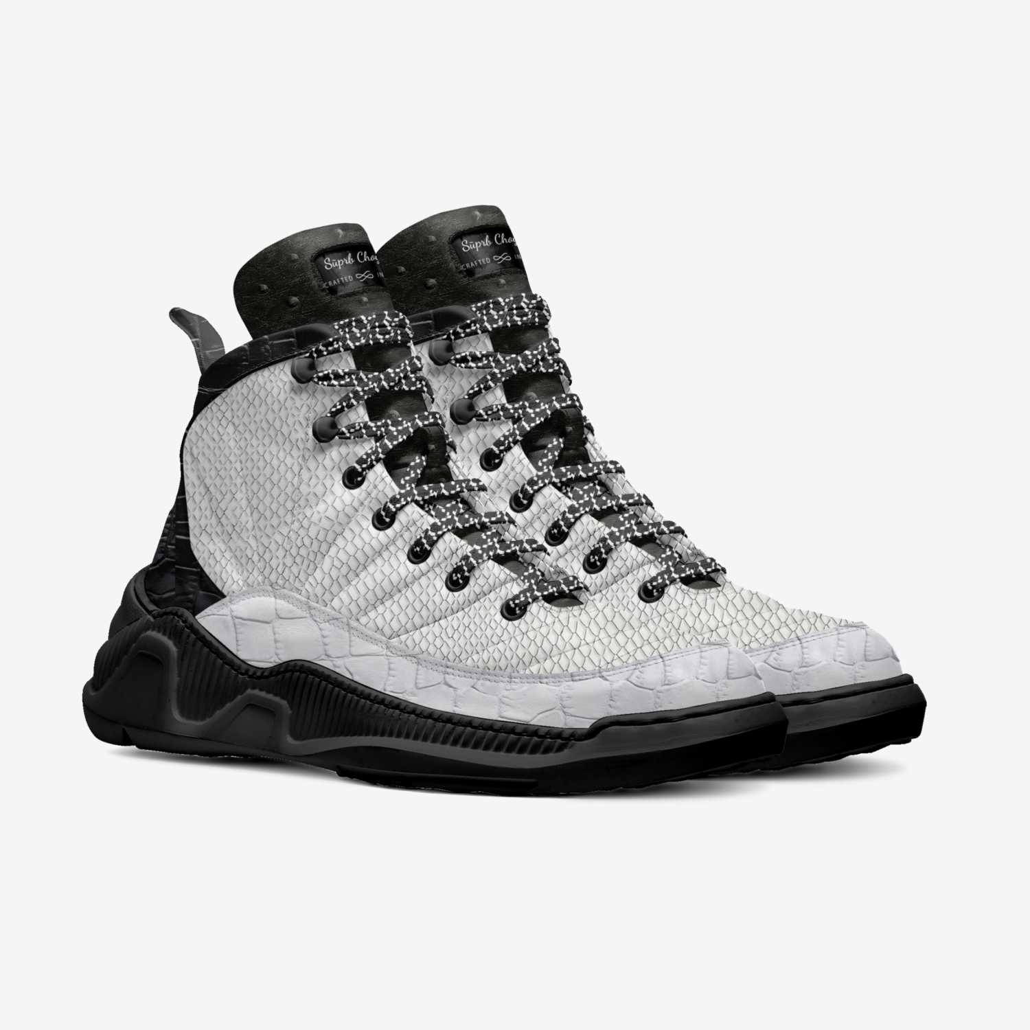 Sūprb Choyce  custom made in Italy shoes by Omari Choyce | Double view