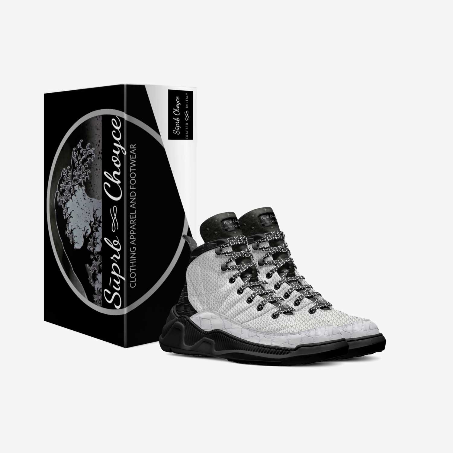 Sūprb Choyce  custom made in Italy shoes by Omari Choyce | Box view
