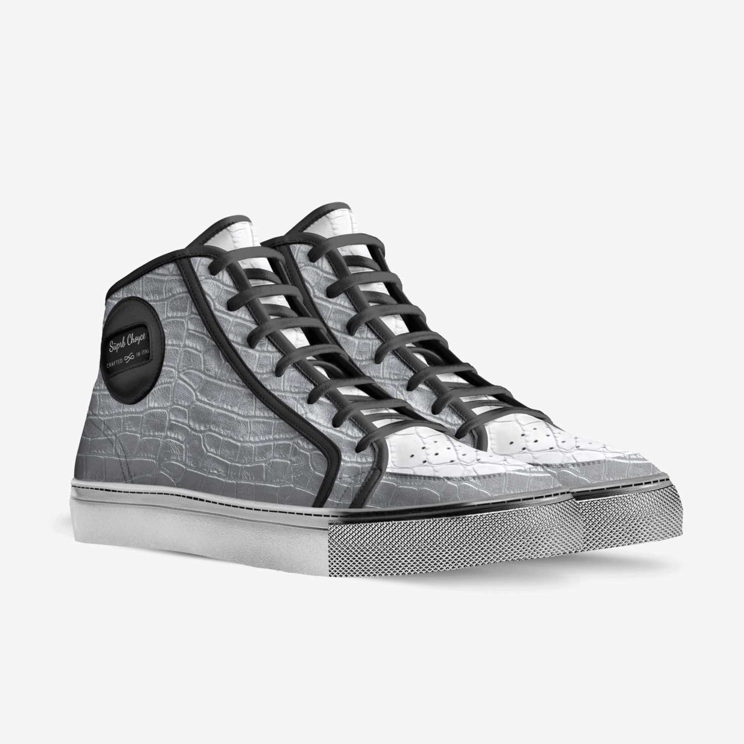 Sūprb Choyce  custom made in Italy shoes by Omari Choyce | Double view