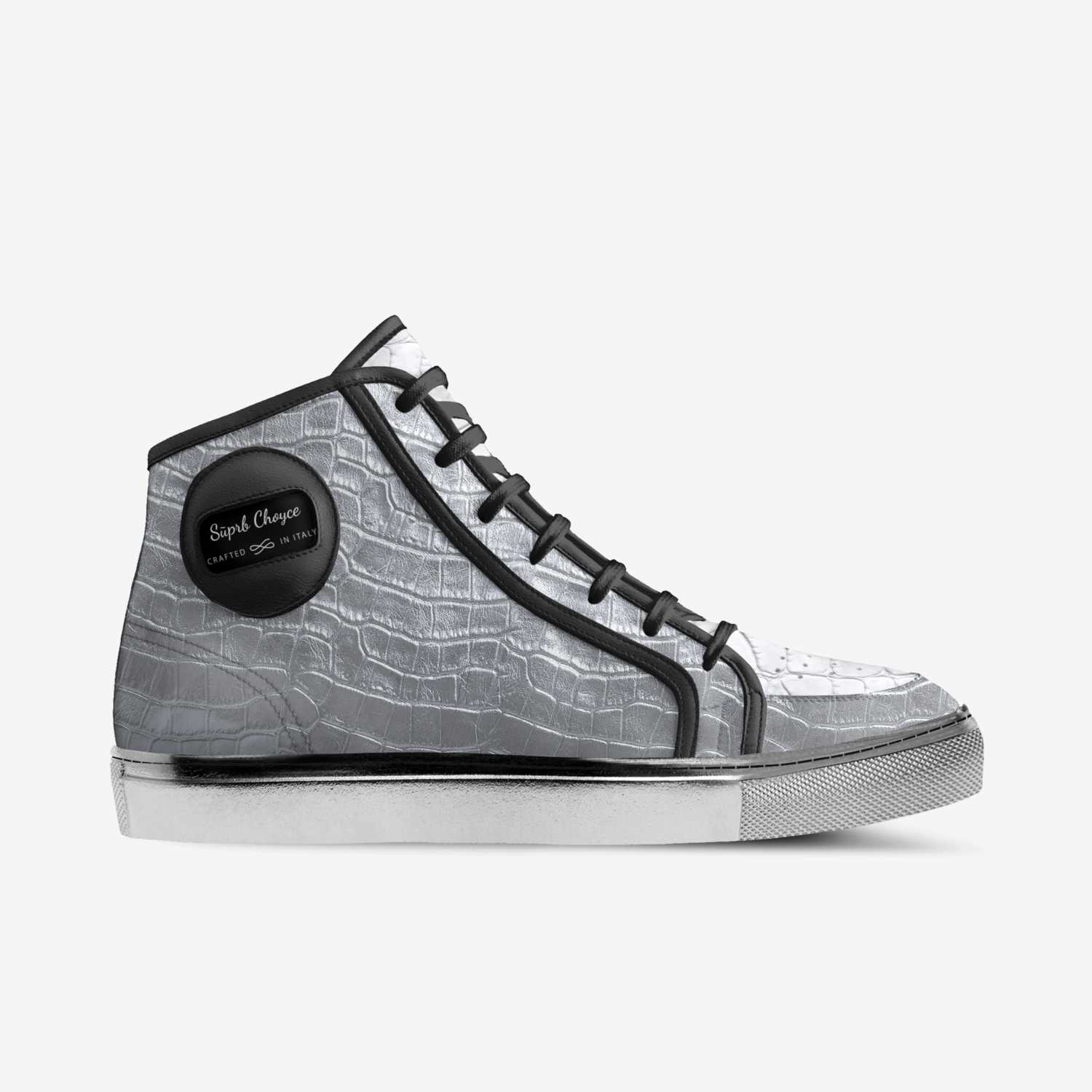 Sūprb Choyce  custom made in Italy shoes by Omari Choyce | Side view