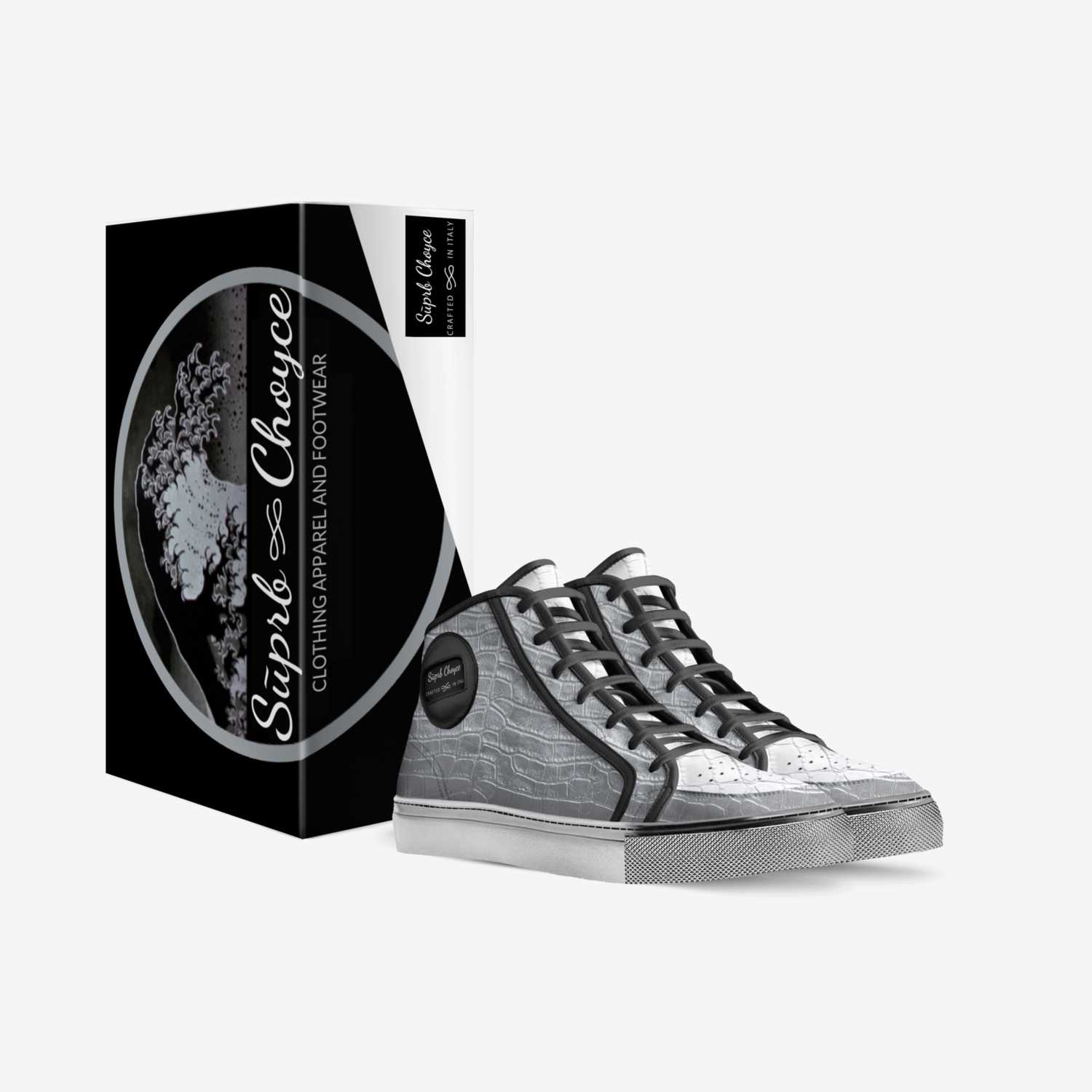 Sūprb Choyce  custom made in Italy shoes by Omari Choyce | Box view