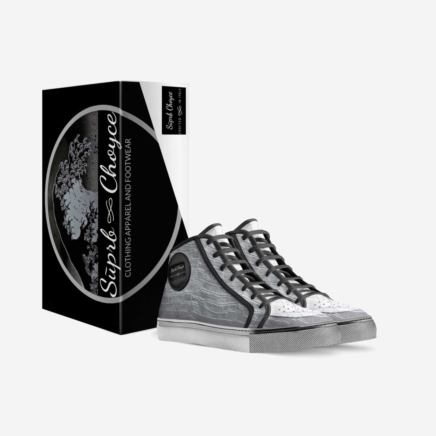Sūprb Choyce  custom made in Italy shoes by Omari Choyce | Box view
