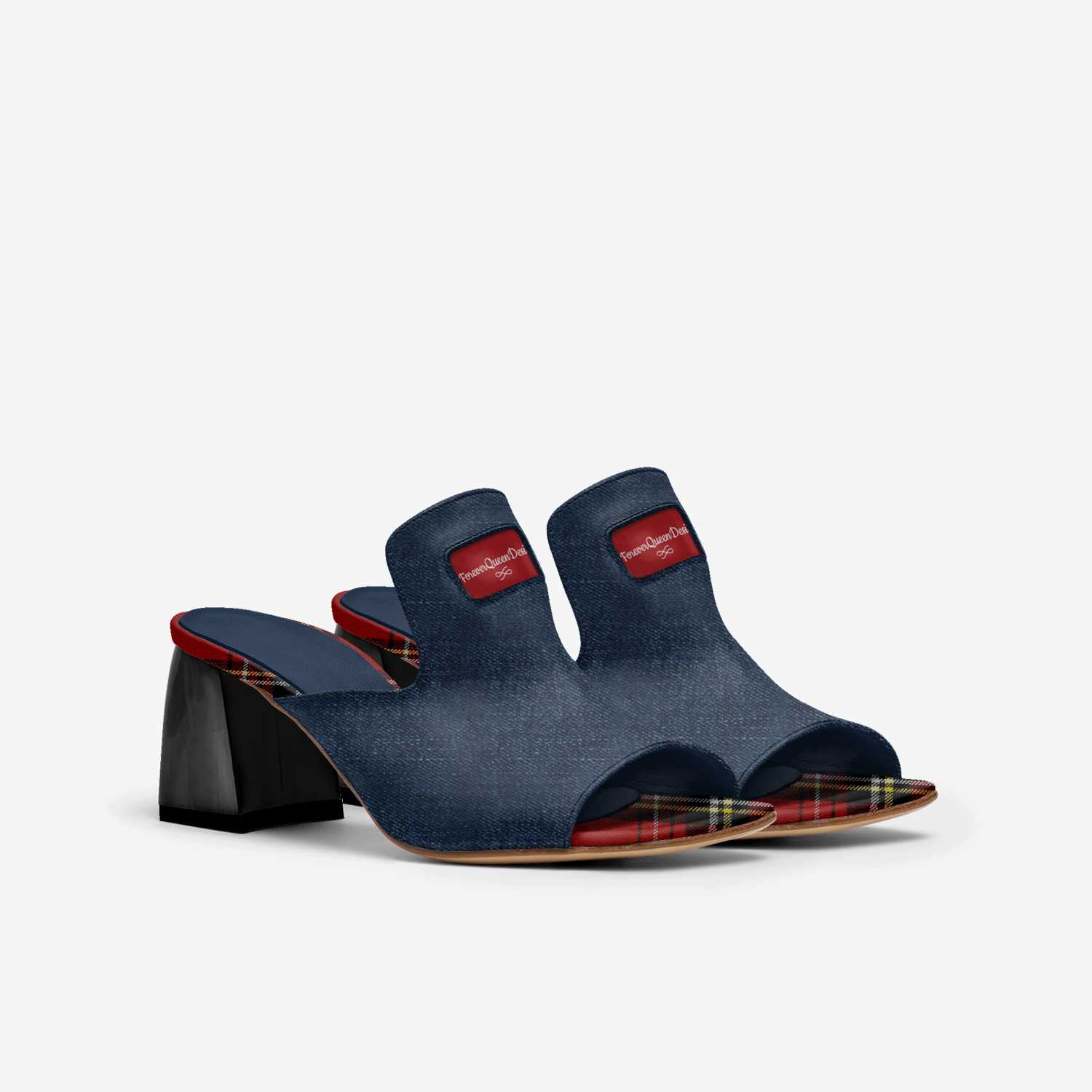 ForeverQueenDesign custom made in Italy shoes by Dr Lillian Carter Hendrix | Double view