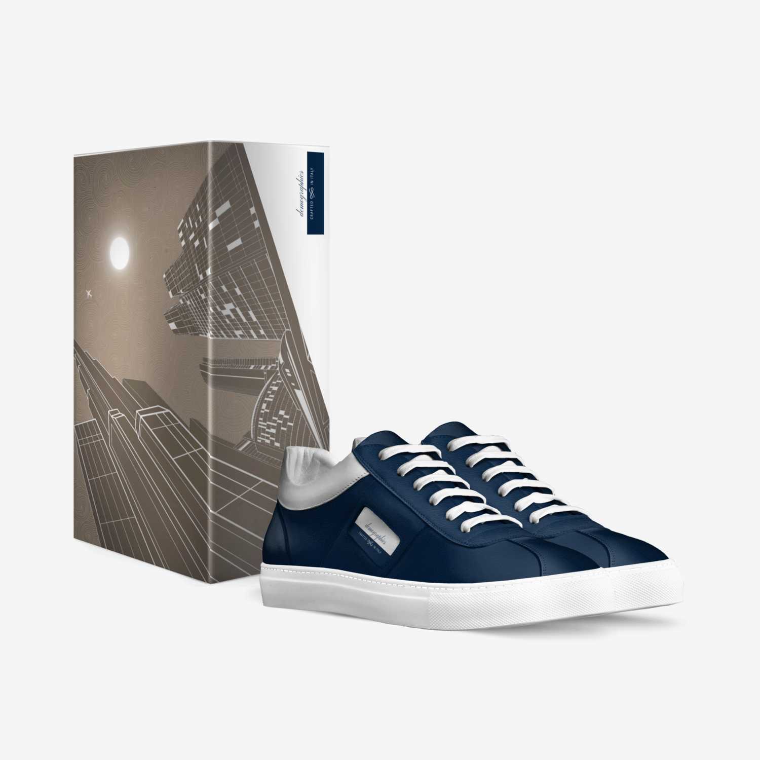 demographics custom made in Italy shoes by Garnet Diaz | Box view