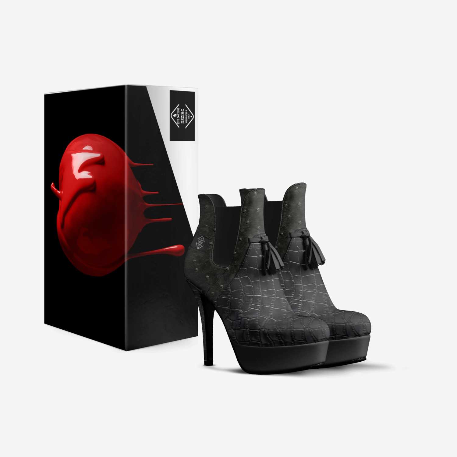 DEZIAC custom made in Italy shoes by Denine G | Box view