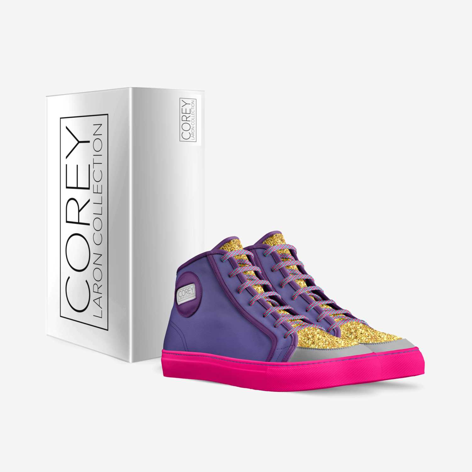 COREY LARON 2 custom made in Italy shoes by Corey Laron Hoskins Jr | Box view